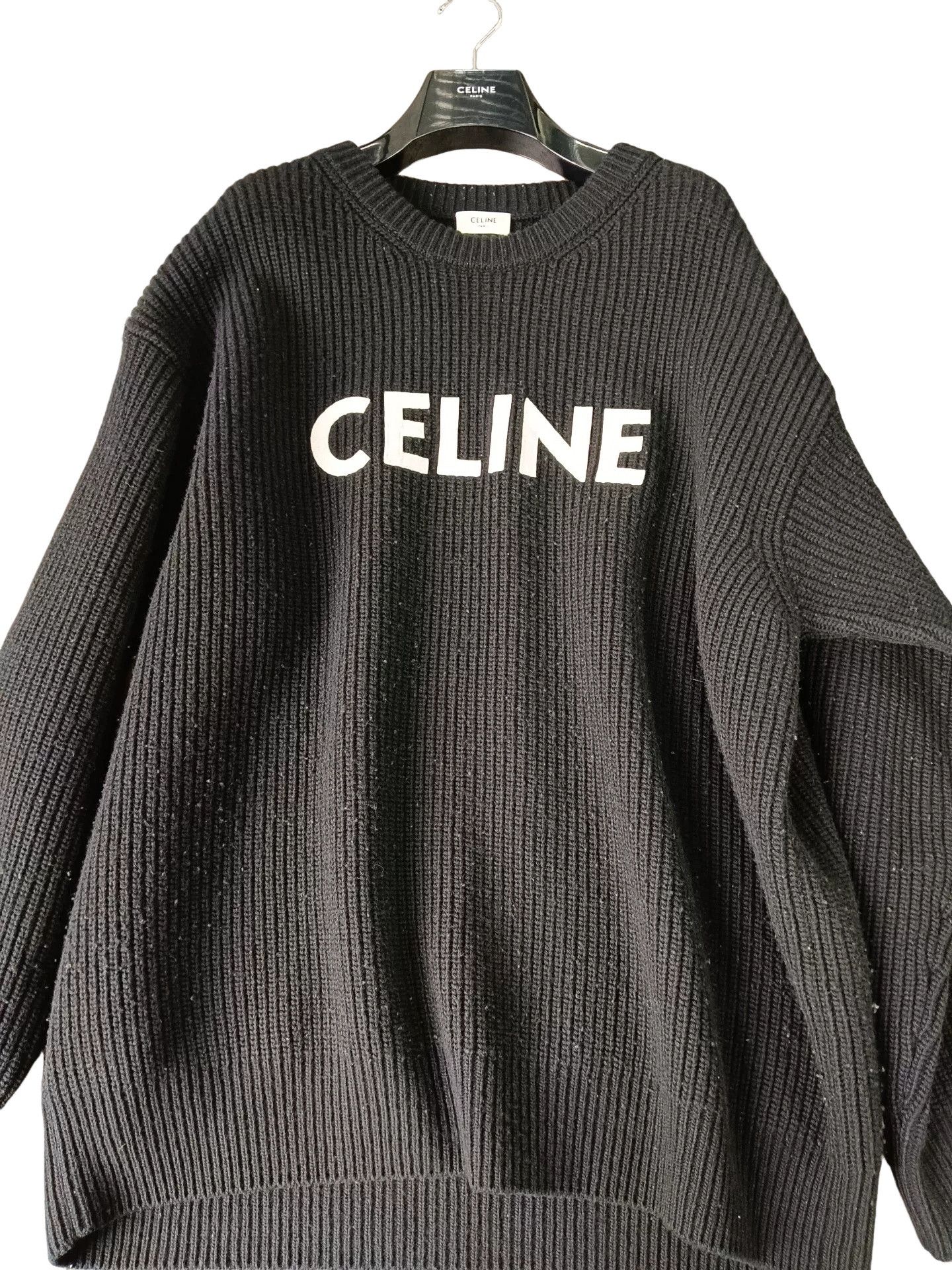 Celine Celine Logo Knit Sweater US S Size US S / EU 44-46 / 1 - 1 Thumbnail