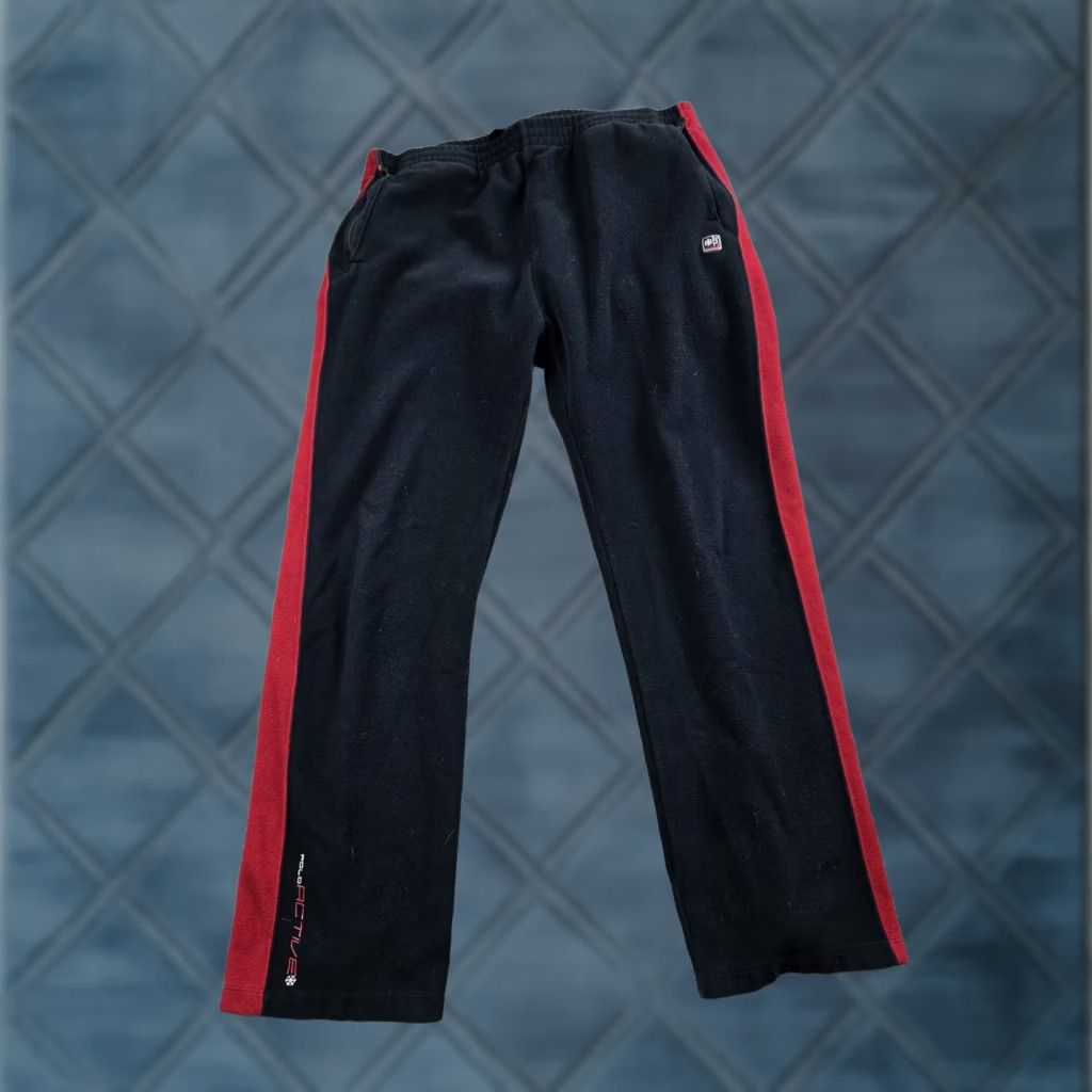 Polo Ralph Lauren VINTAGE Polo Ralph Lauren Active Sweatpants Large Mens Black Straight Leg Y2K Size US L / EU 52-54 / 3 - 1 Thumbnail