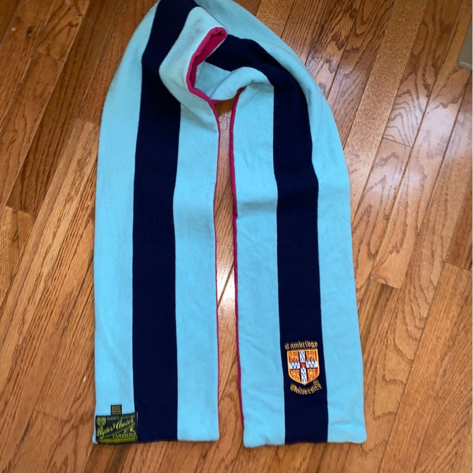 Hardy Amies Vtg Ryder & Amies Cambridge Corpus Christi Wool Scarf Size ONE SIZE - 9 Thumbnail