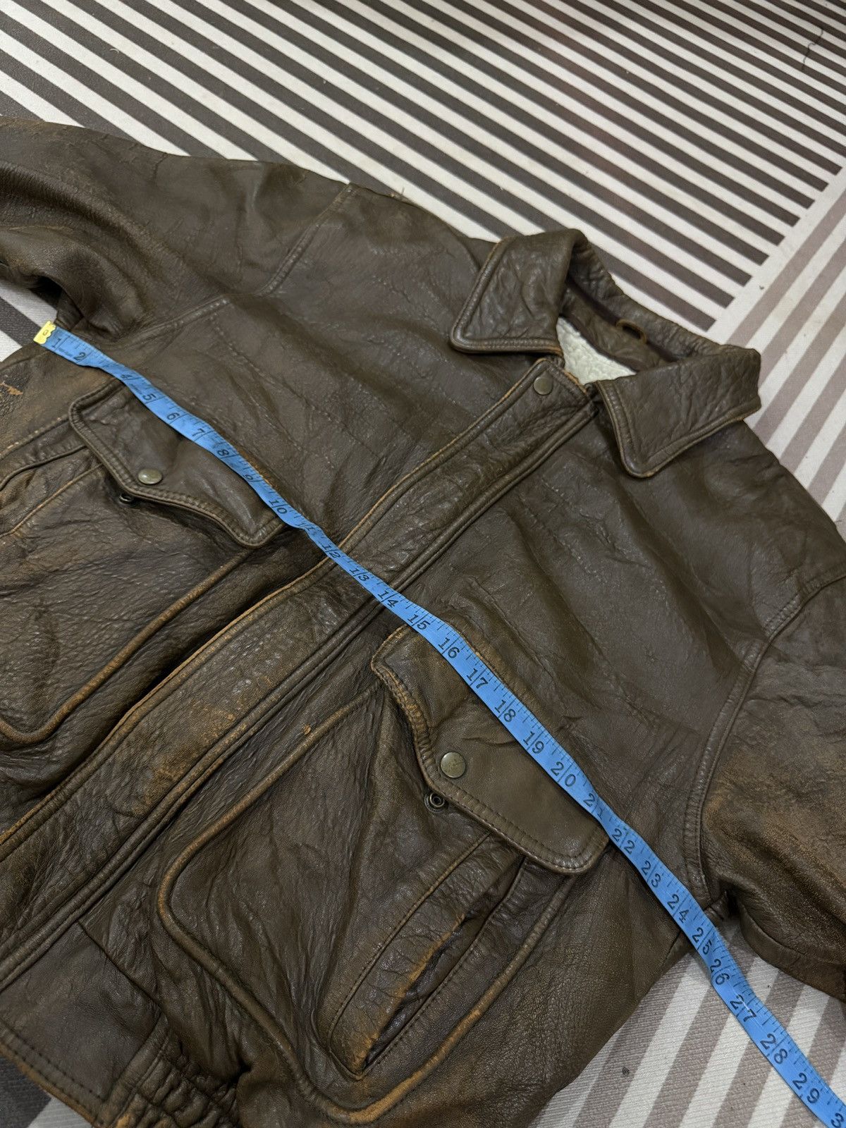 Genuine Leather 🔥🔥🔥ARCHIVE VINTAGE URBAN EXPRESS A2 LEATHER JACKET Size US M / EU 48-50 / 2 - 21 Thumbnail