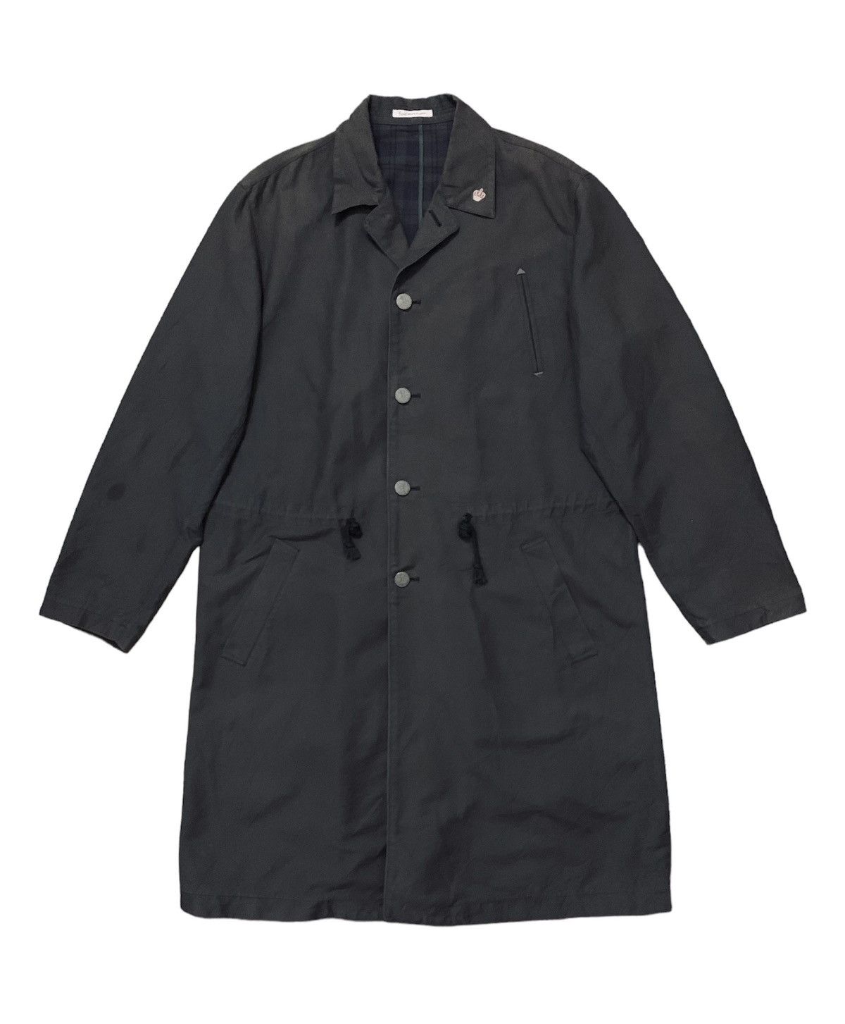 Issey Miyake × Japanese Brand Vintage Papas issey miyake Long jacket/Coat Green Colour(B) Size US M / EU 48-50 / 2 - 1 Thumbnail