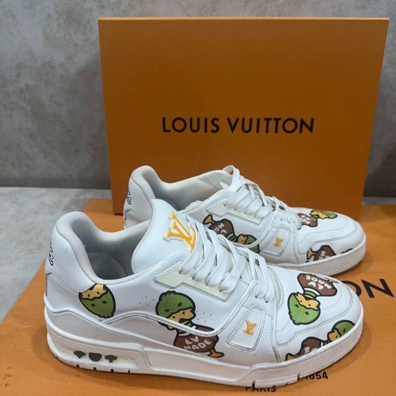 Louis Vuitton Louis Vuitton Trainer Co-branded Trendy Printed Board Shoe Size US 8.5 / EU 41-42 - 1 Thumbnail