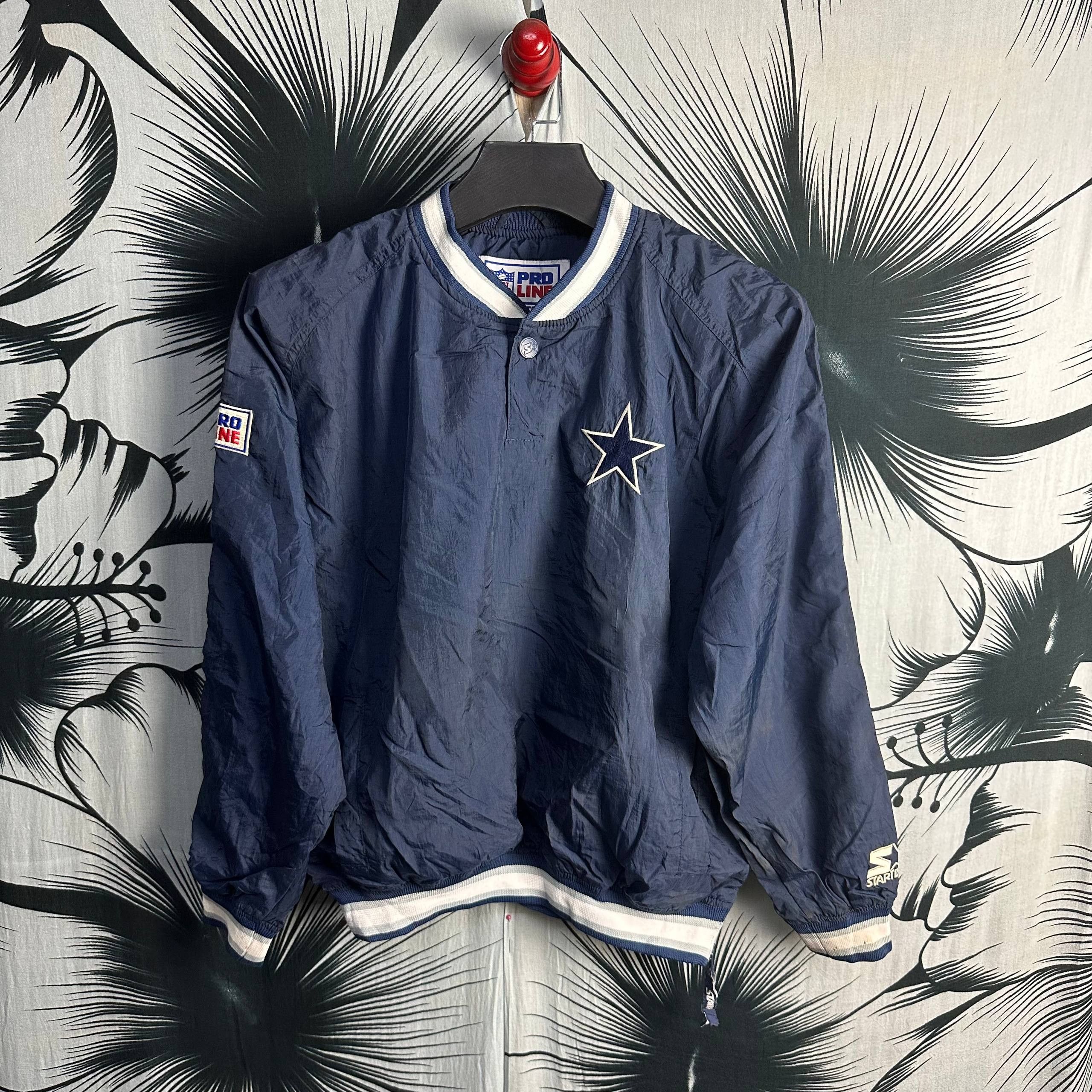 Starter Vintage 90s NFL Pro Line Dallas Cowboy Starter Pullover Size US S / EU 44-46 / 1 - 1 Thumbnail