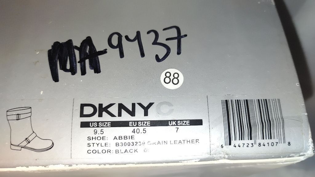 DKNY DKNYC Abbie Leather Moto Boot Size 9.5 NIB Size US 9.5 / IT 39.5 - 2 Thumbnail