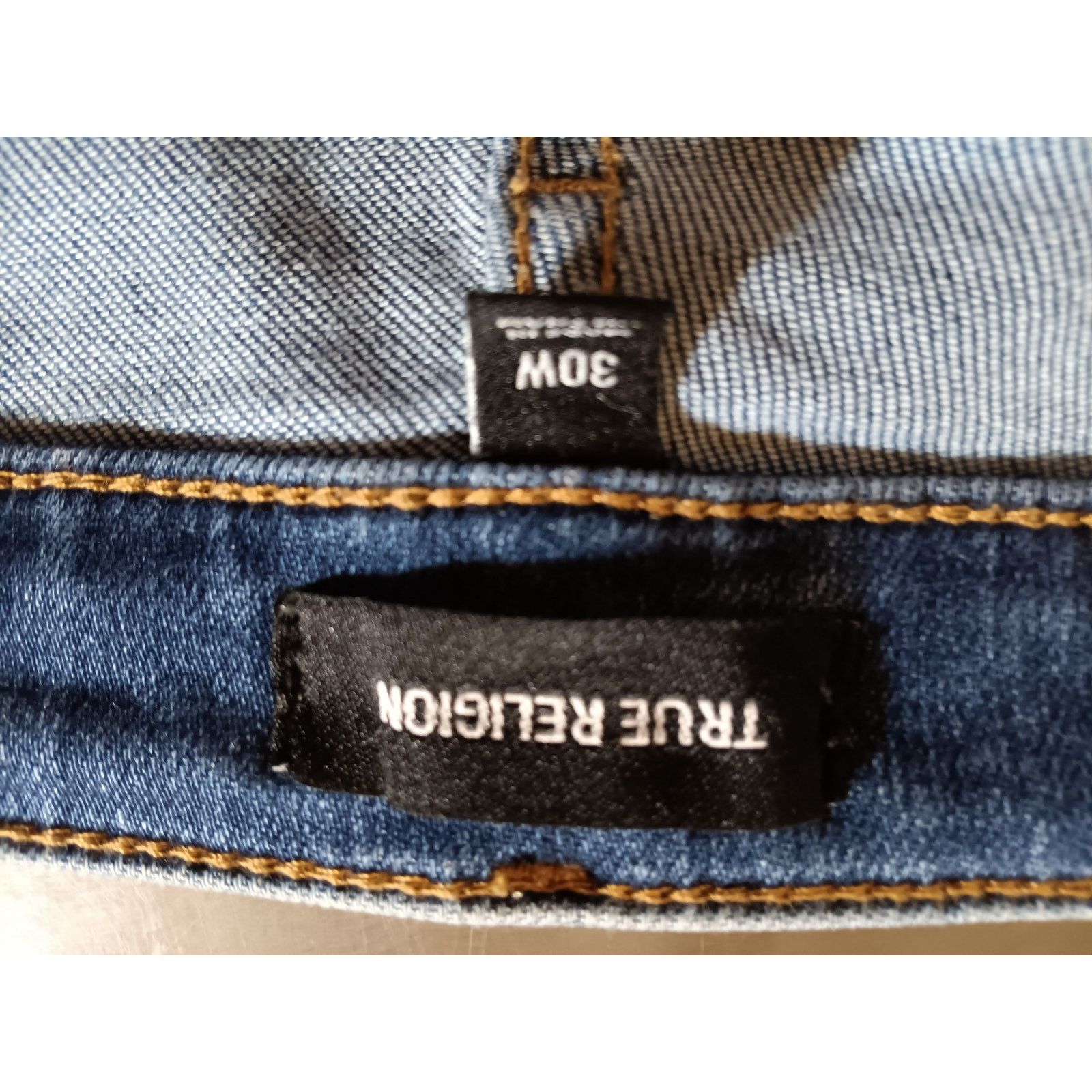 True Religion True Religion Men's Blue Jeans 30X27 Size US 30 / EU 46 - 3 Thumbnail