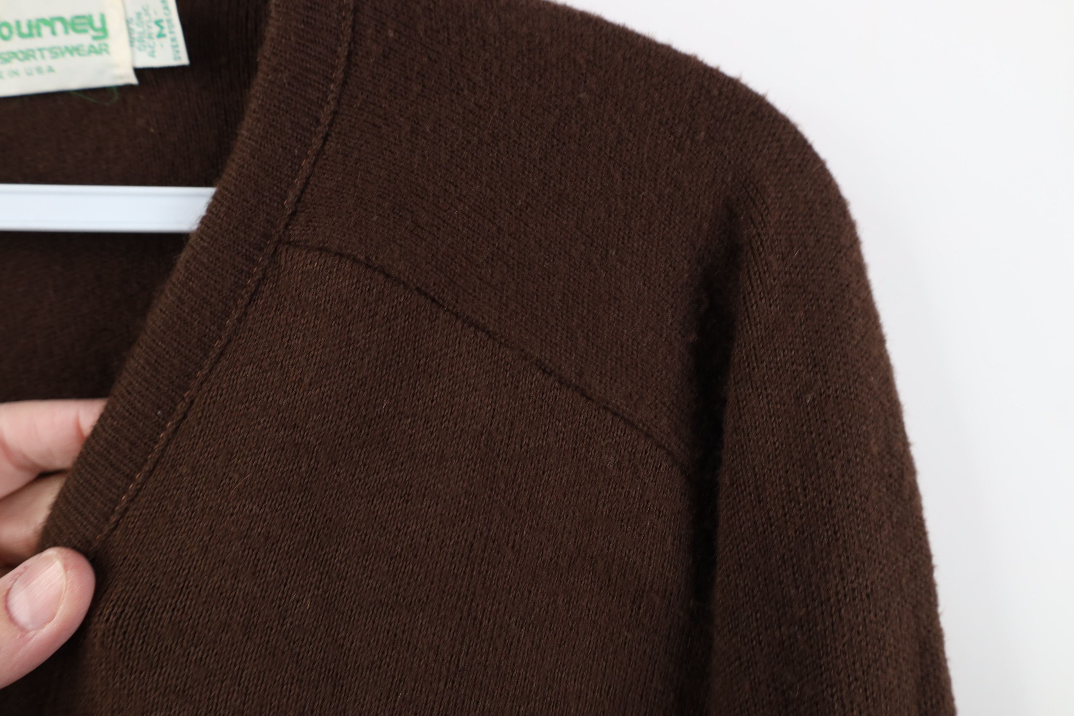 Vintage Vintage 70s Country Club Ohio Golf Knit Sweater Brown USA Size US M / EU 48-50 / 2 - 8 Thumbnail