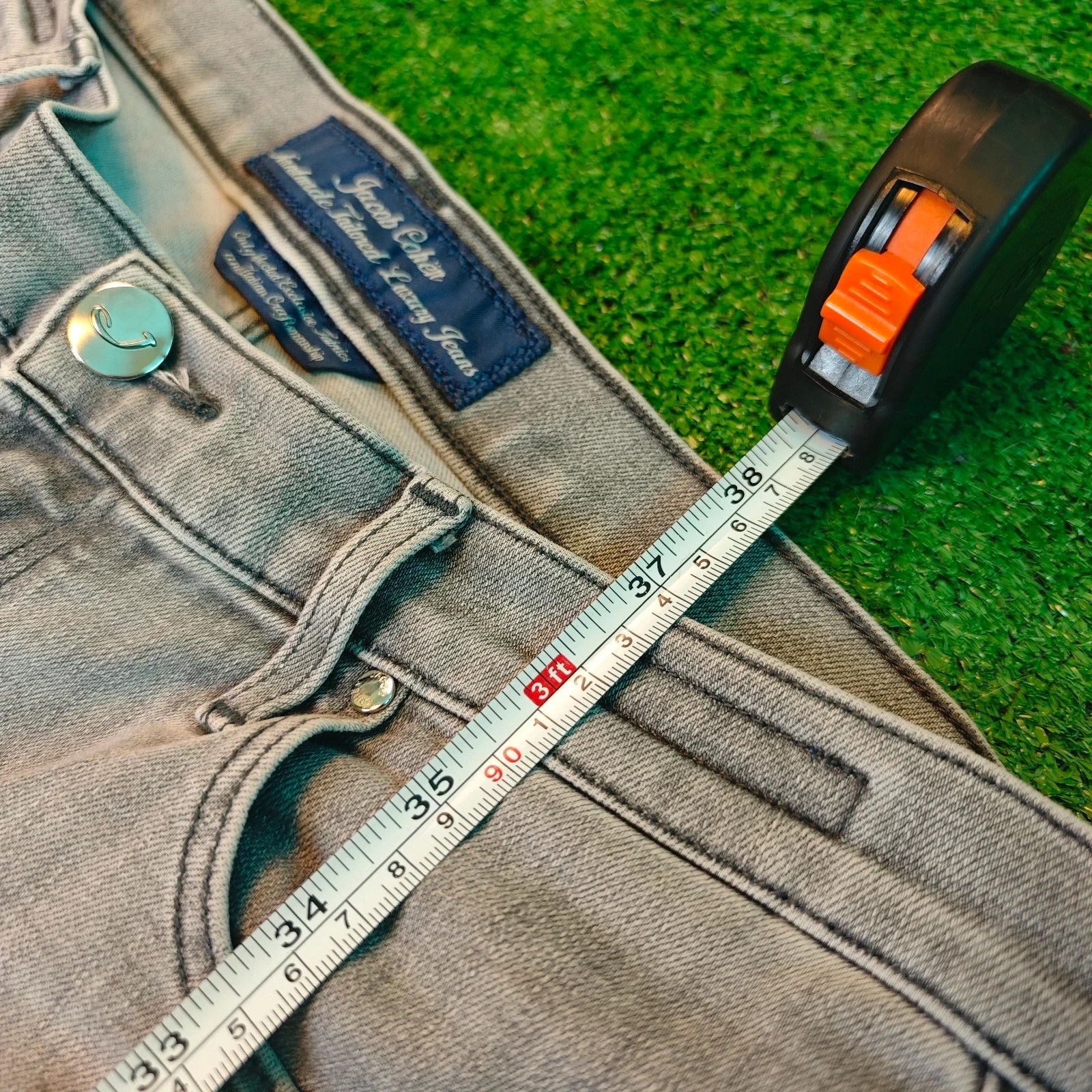 Jacob Cohen Jacob Cohen Jeans Womens 28 Gray straight regular handmade Size 28" / US 6 / IT 42 - 17 Thumbnail