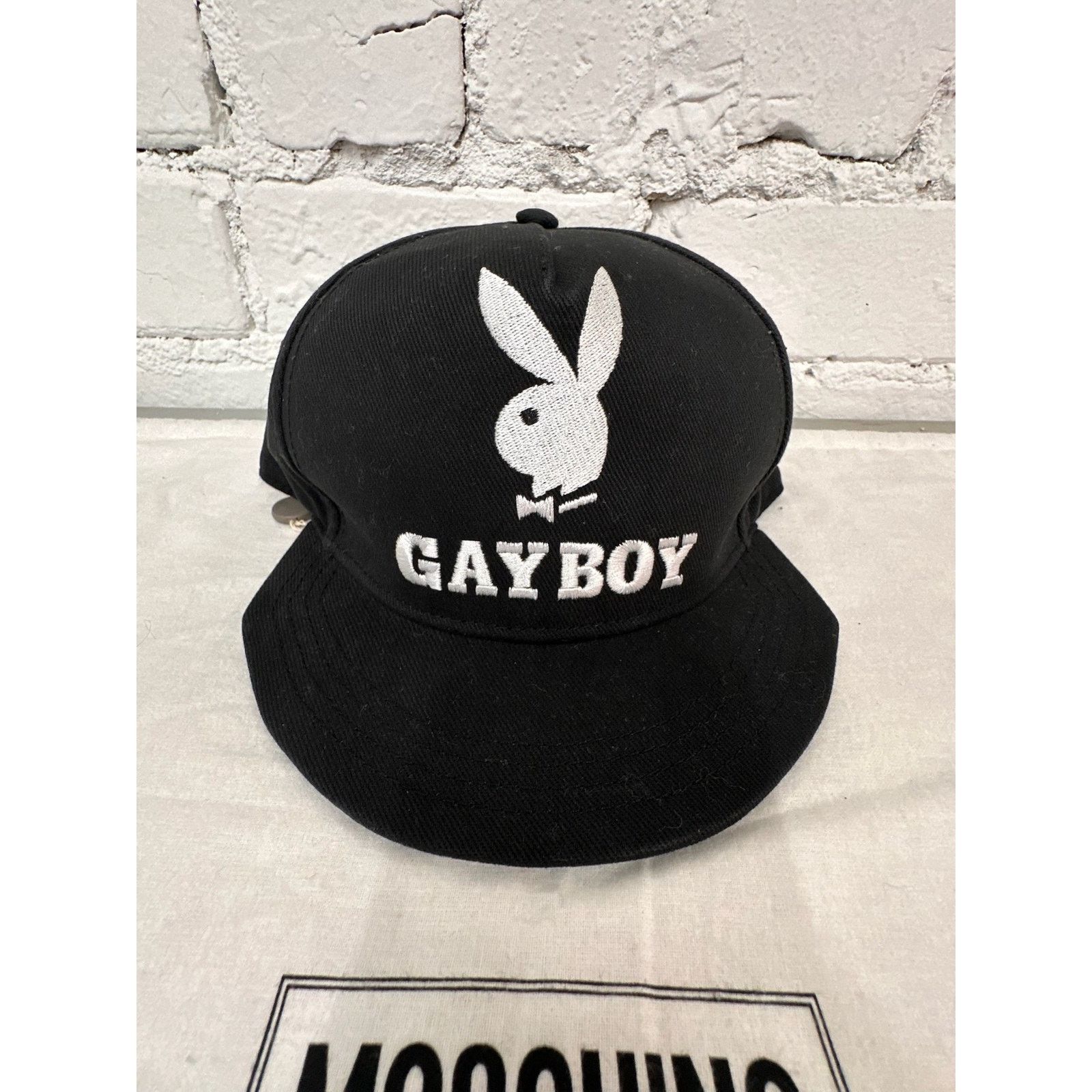 Moschino AW19 Moschino GAYBOY HAT ADJUSTABLE PLAYBOY BASEBALL CAP Size ONE SIZE - 3 Thumbnail