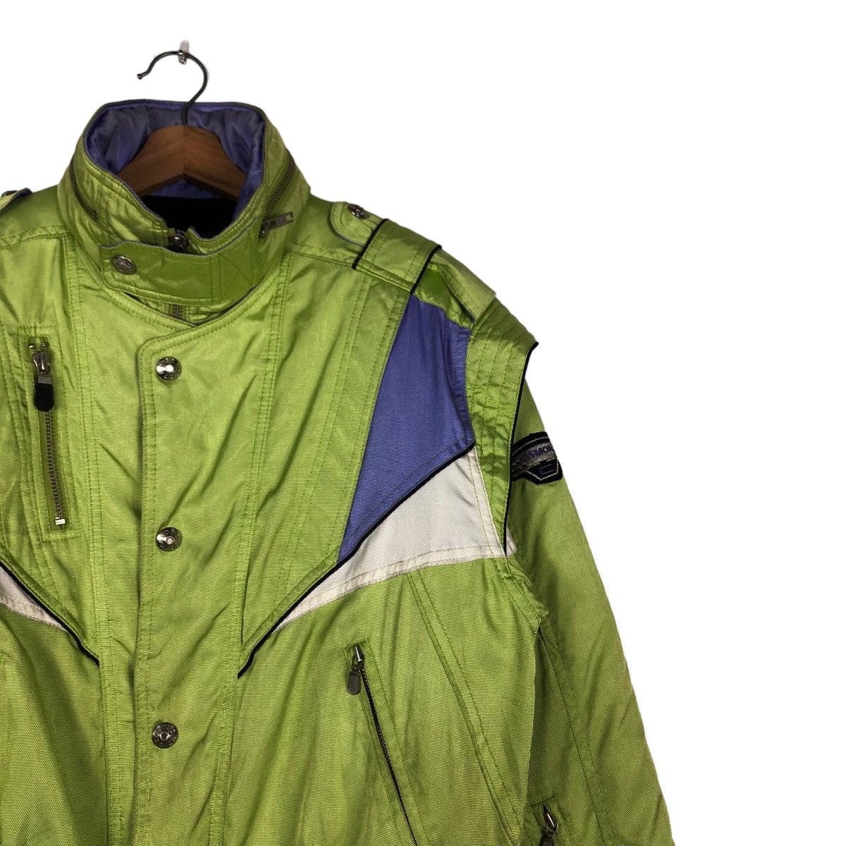 Japanese Brand 🔥Cropped Biker Ski Jacket Cismon Japan Issey Miyake Belted Size US M / EU 48-50 / 2 - 6 Thumbnail