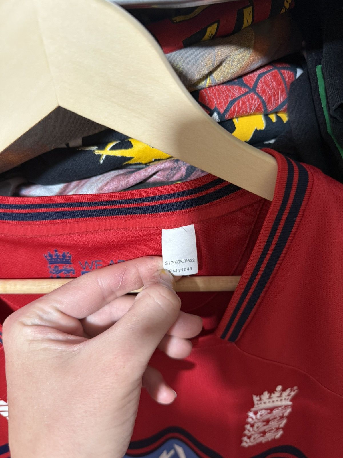 New Balance Vintage England Team Jersey Cricket Shirt New Balance Trikot Size US XXL / EU 58 / 5 - 6 Thumbnail