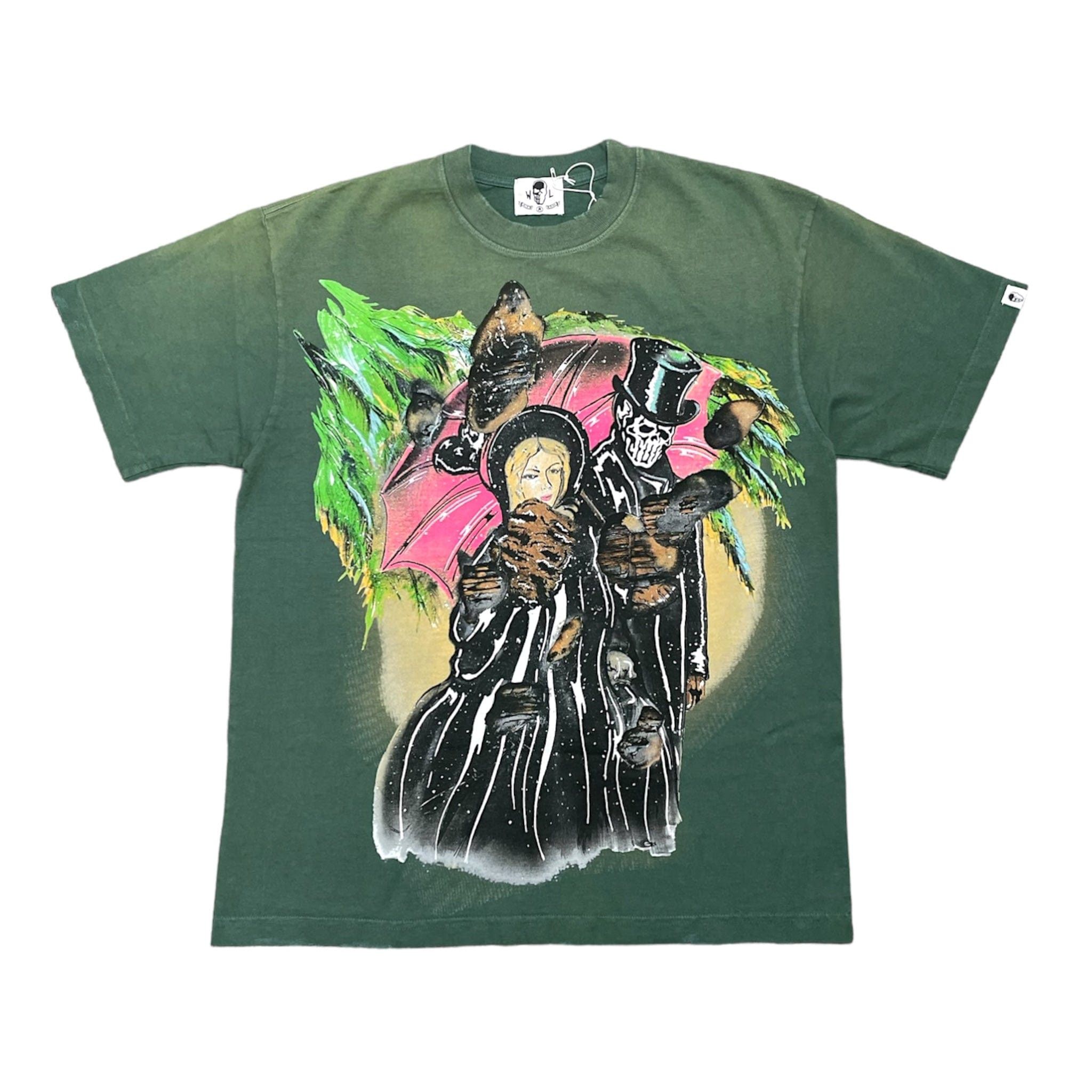 Warren Lotas Snow Romance Short Sleeve Tee Shirt Green Size US XL / EU 56 / 4 - 1 Thumbnail