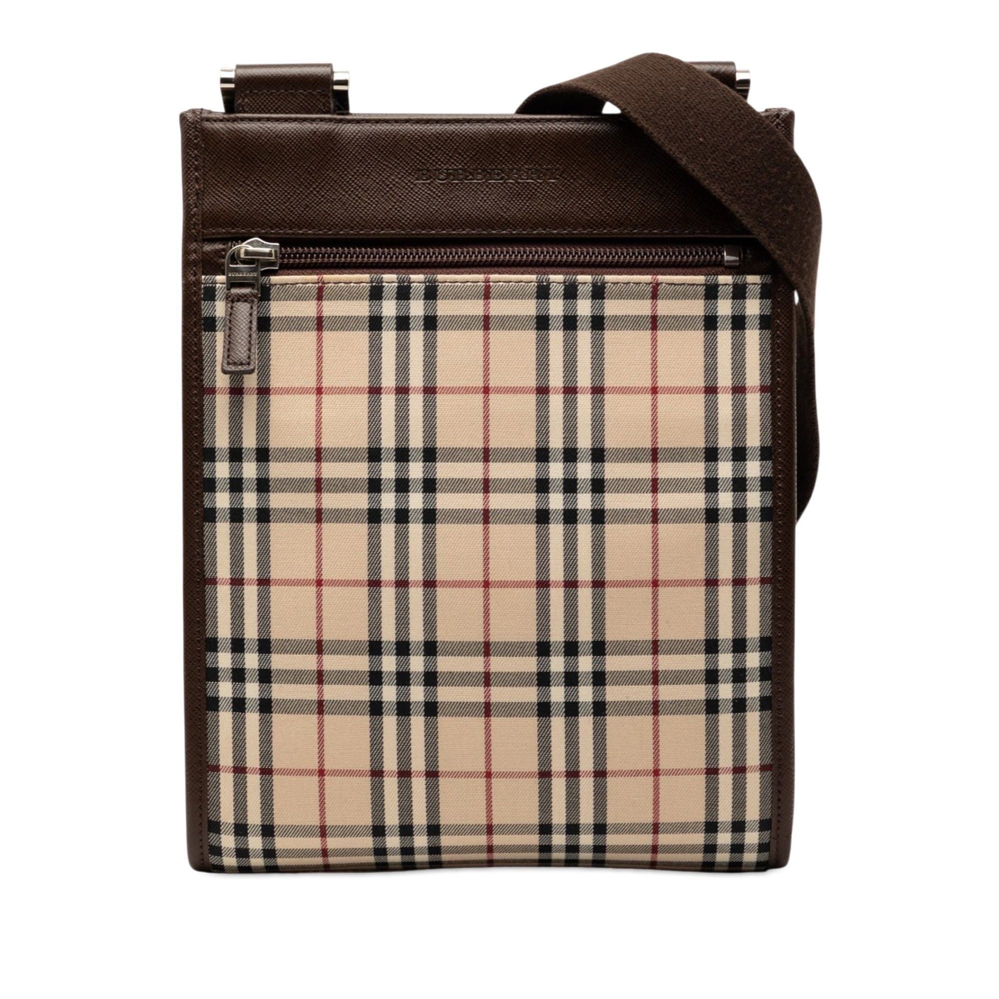 Burberry House Check Canvas Crossbody Size ONE SIZE - 1 Thumbnail