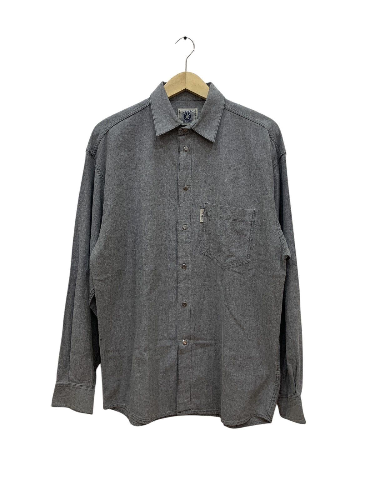 Iceberg × Vintage 🔥Vintage 90s Iceberg button shirt Size US M / EU 48-50 / 2 - 3 Thumbnail