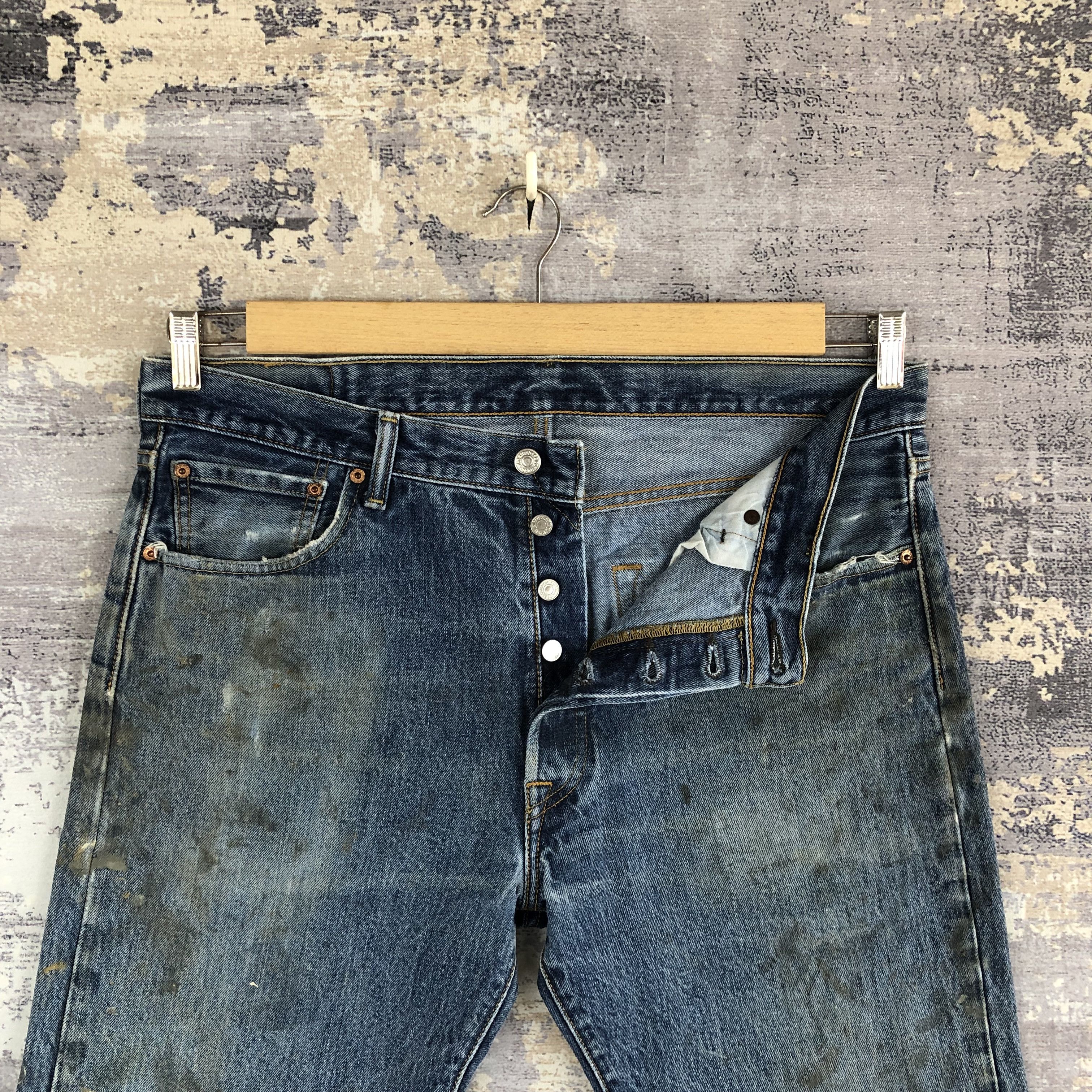 Levi's Vintage Levis 501 Jeans Levi's Dirty Stone Wash Denim Size US 36 / EU 52 - 6 Thumbnail