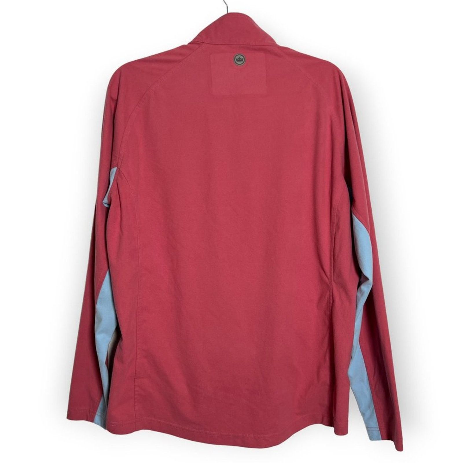 Peter Millar Peter Millar Surge Soft Shield Half Zip Salmon Pink Size M Size US M / EU 48-50 / 2 - 2 Thumbnail