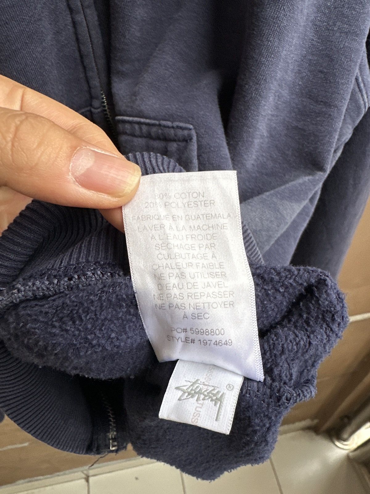 Stussy Y2K Stussy Hoodie Size US L / EU 52-54 / 3 - 6 Thumbnail