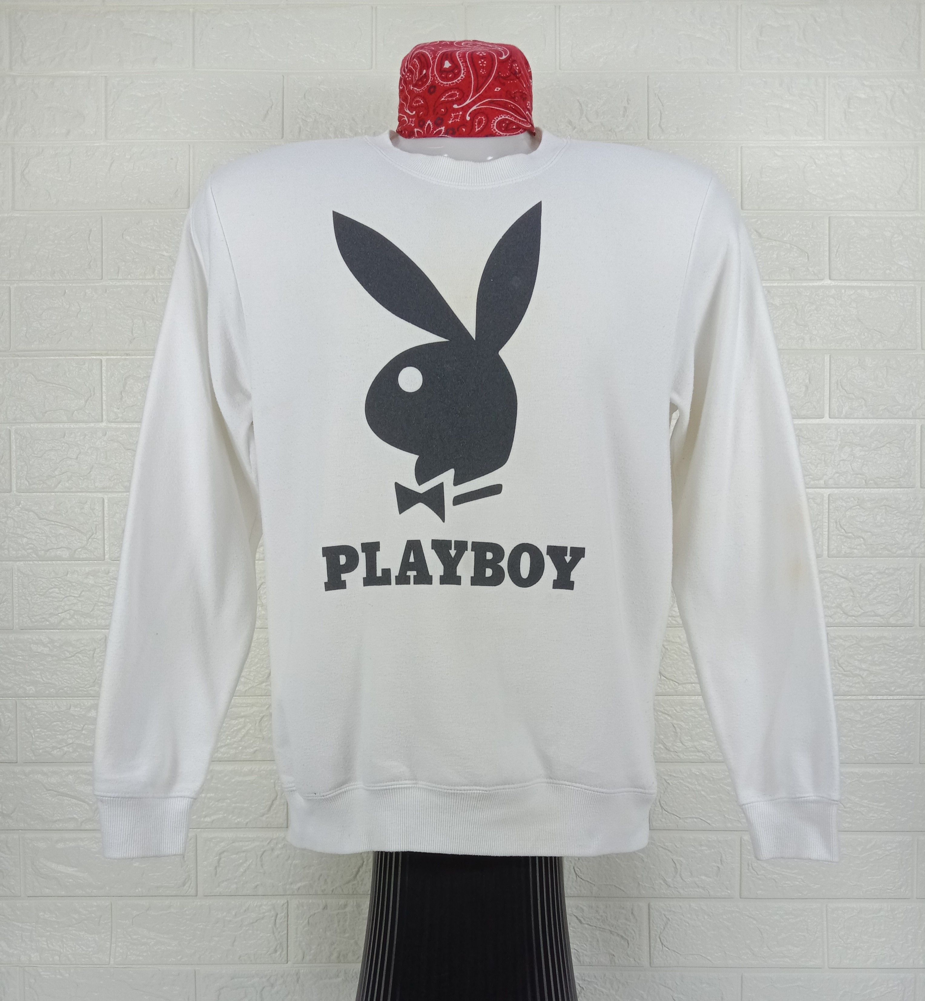 Playboy Vintage Playboy Big Logo Sweatshirt Size US M / EU 48-50 / 2 - 1 Thumbnail