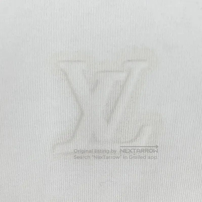 Louis Vuitton Louis Vuitton White Cotton T-Shirt for Men . Size US S / EU 44-46 / 1 - 5 Thumbnail