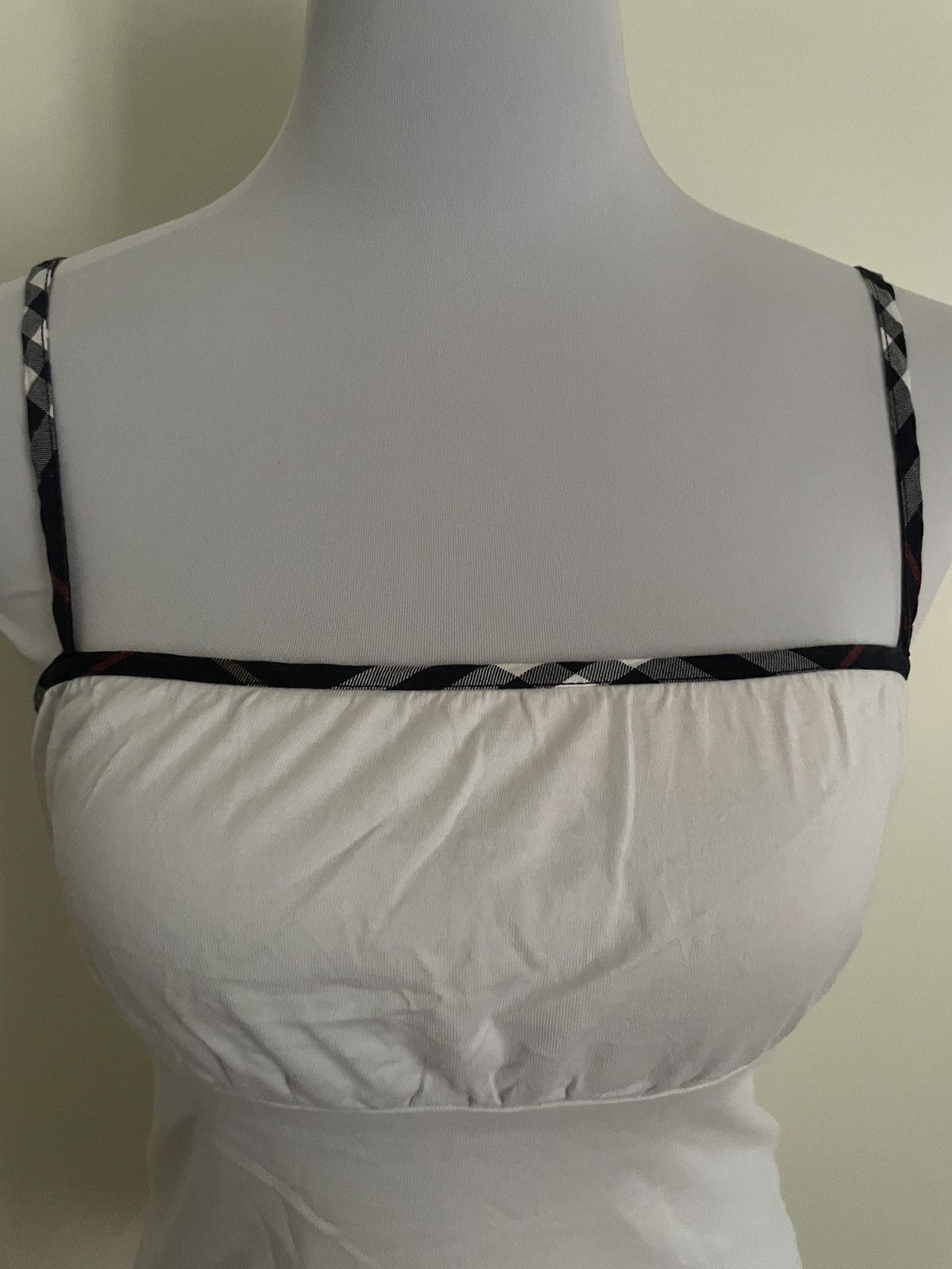 Burberry Burberry Blue Label White tank top Size XS / US 0-2 / IT 36-38 - 3 Thumbnail