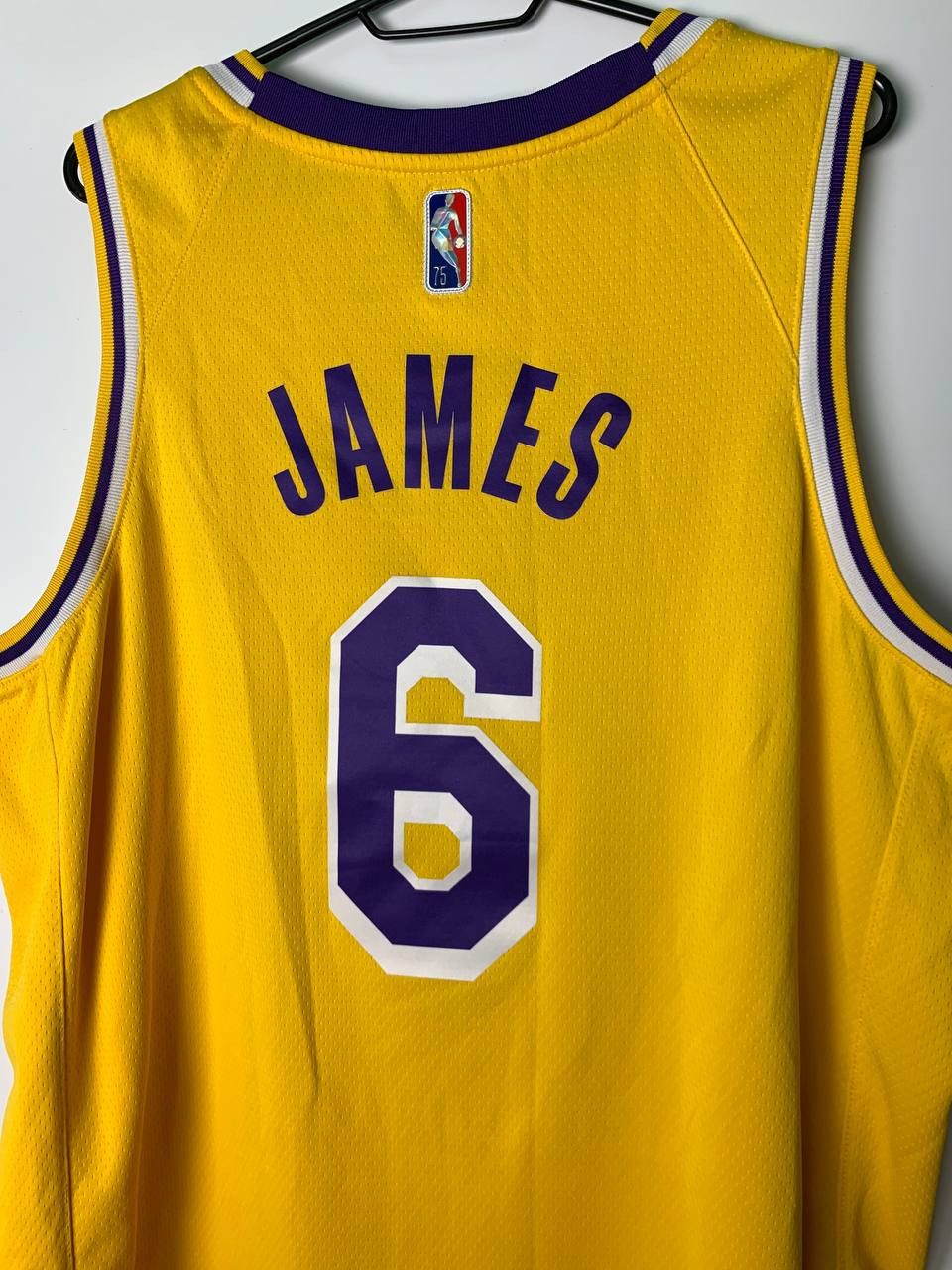 NBA × Nike NIKE LEBRON JAMES # 6 LAKERS ICON NBA 75 SWINGMAN JERSEY Size US XL / EU 56 / 4 - 3 Thumbnail