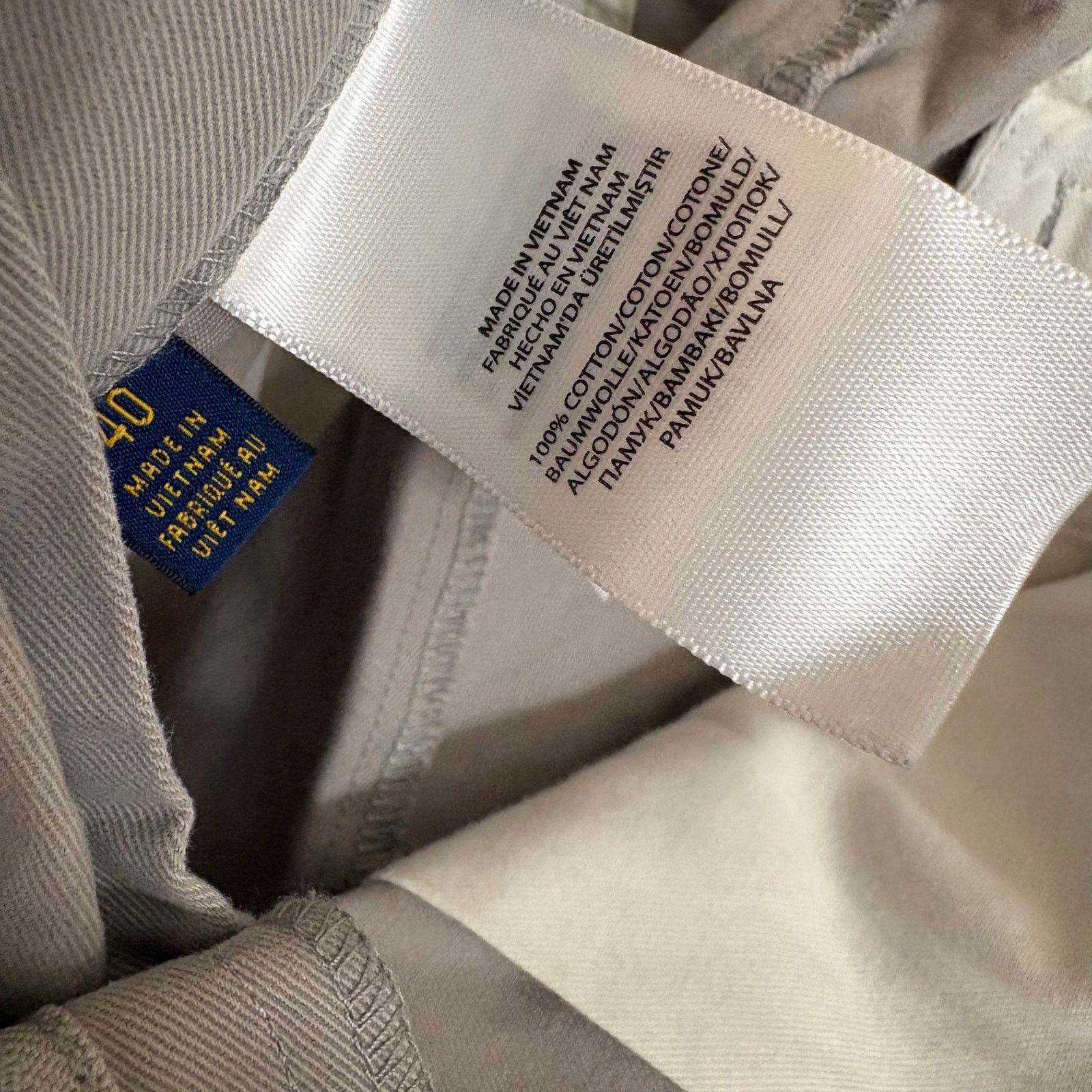 Polo Ralph Lauren Polo Ralph Lauren Light Gray Chino Shorts Size US 40 / EU 56 - 2 Thumbnail