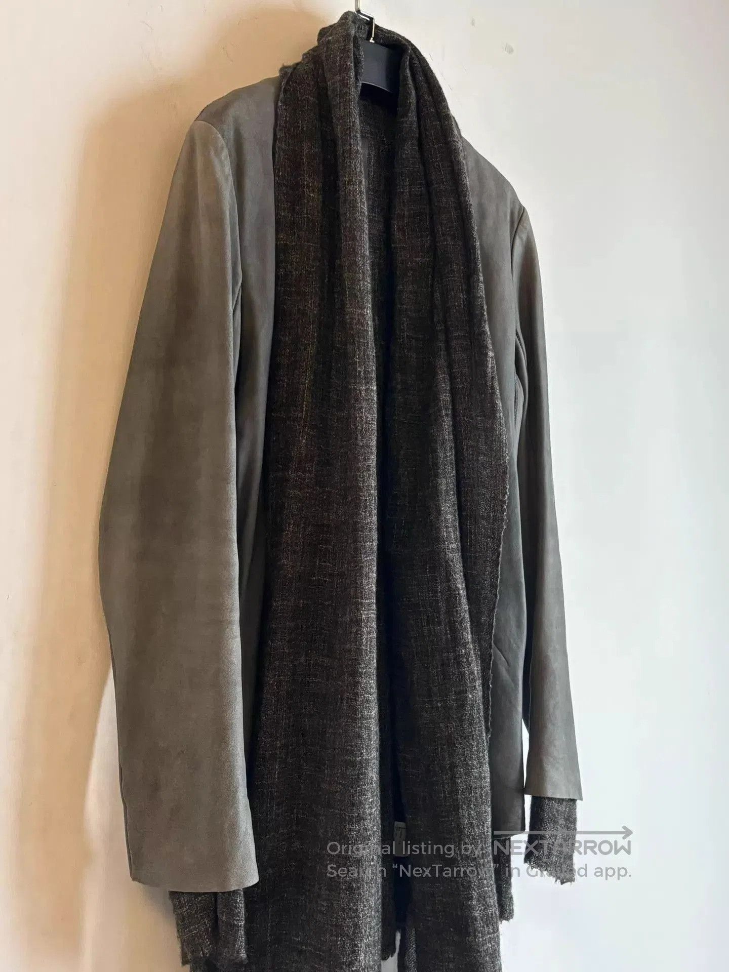 Isaac Sellam Experience Gray Light Jacket with Textured Collar XS. Size US XS / EU 42 / 0 - 7 Thumbnail
