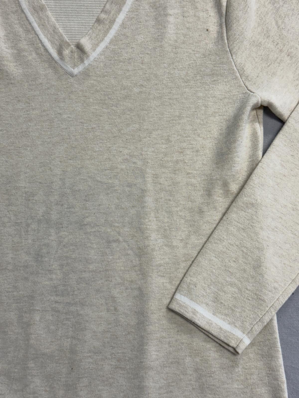 Peter Millar Peter Millar V-neckSweater Beige / Cream Color - M Size M / US 6-8 / IT 42-44 - 3 Thumbnail