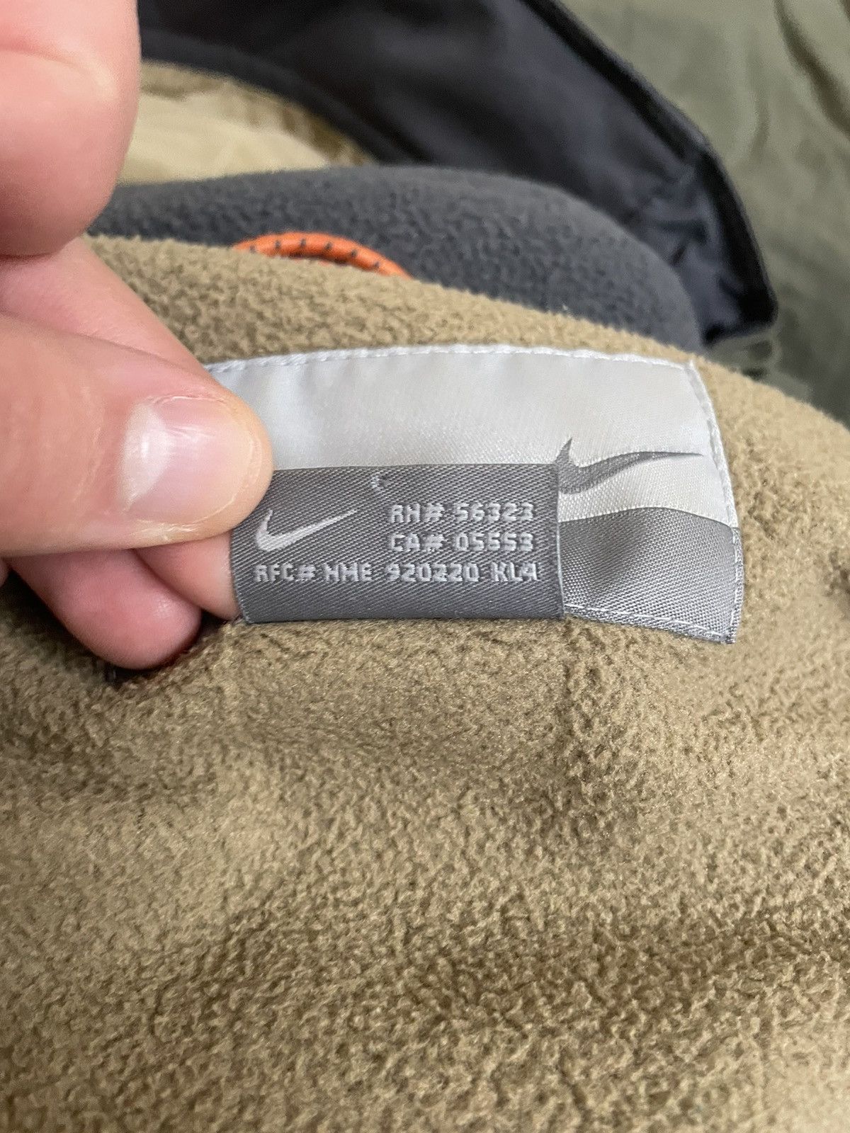 Nike Vintage 00’s Nike Olive Green Tactical Cargo Down Parka! Size US L / EU 52-54 / 3 - 8 Thumbnail