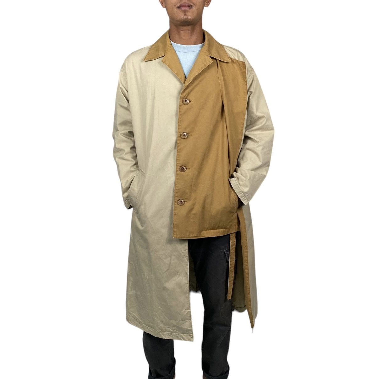Yohji Yamamoto Y's Yohji Yamamoto overcoat double layer Size US M / EU 48-50 / 2 - 1 Thumbnail