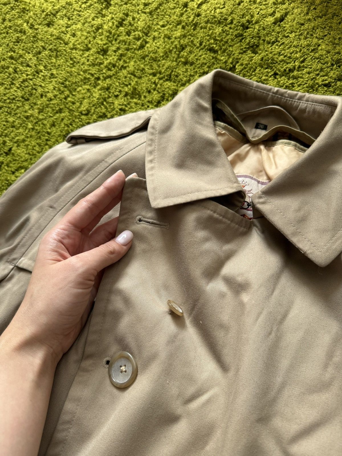 Baracuta × Designer × Vintage Baracuta 90s vintage trench coat jacket Size US M / EU 48-50 / 2 - 11 Thumbnail