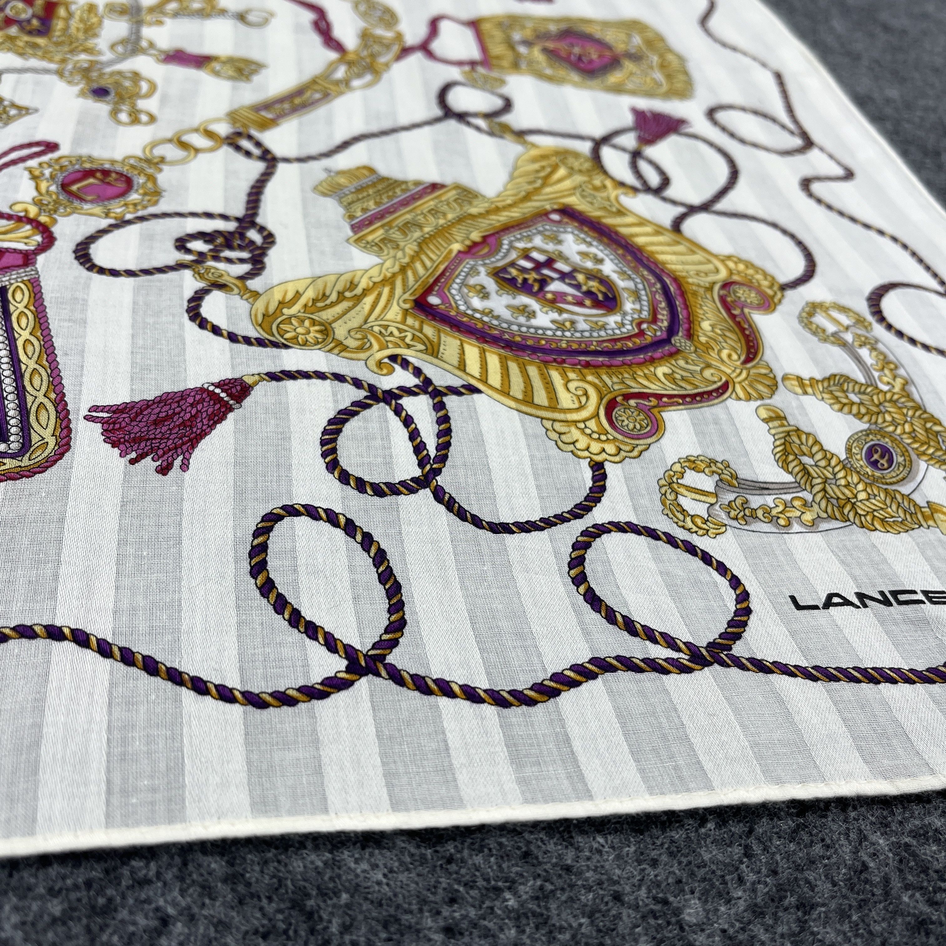 Lancel Lancel Handkerchief / Bandana / Neckerchief B322 Size ONE SIZE - 8 Thumbnail