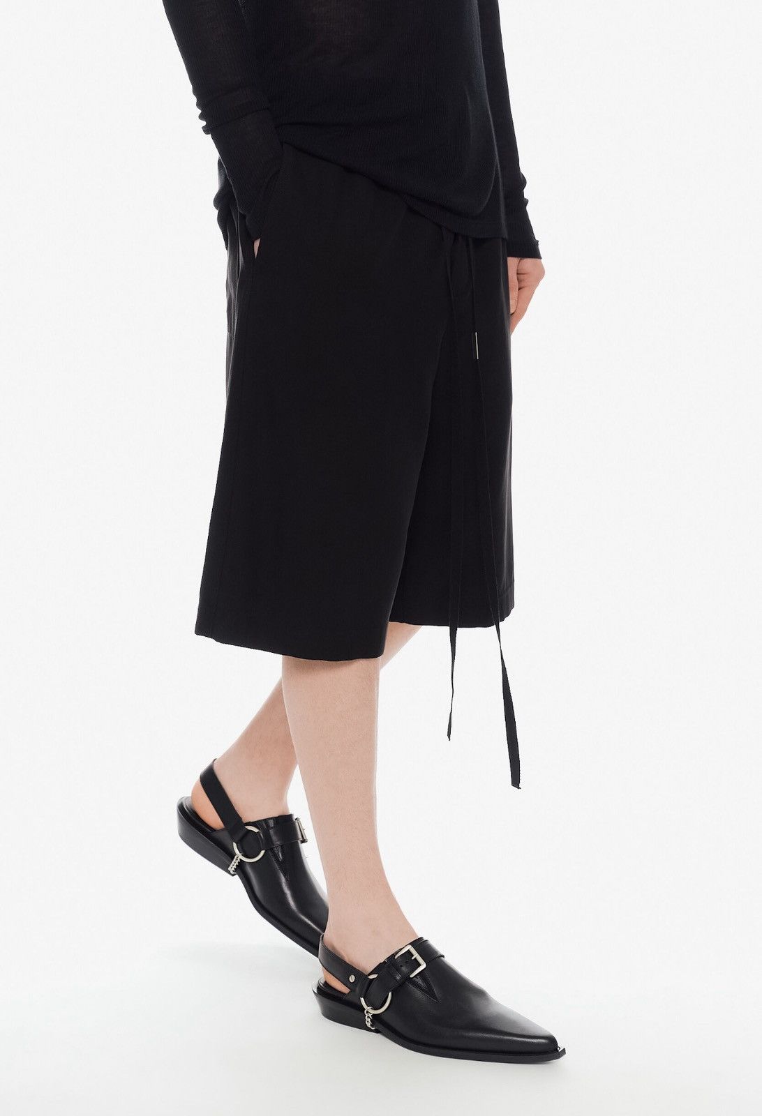 Ann Demeulemeester Last Ann Demeulemeester Vilmu Pointy BuckleEmbellished Mules Size US 10 / EU 43 - 8 Thumbnail
