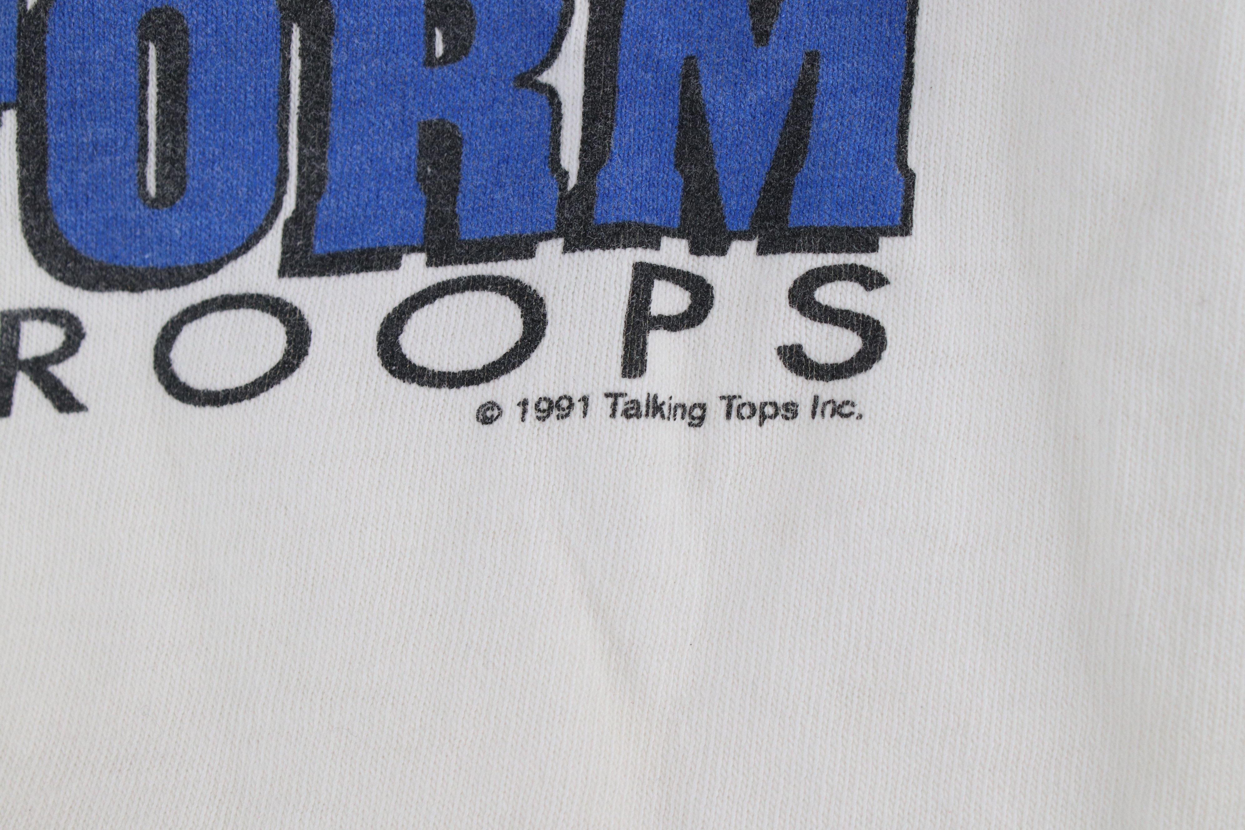 Vintage Vintage 90s Operation Desert Military T-Shirt White USA Size US XL / EU 56 / 4 - 5 Thumbnail