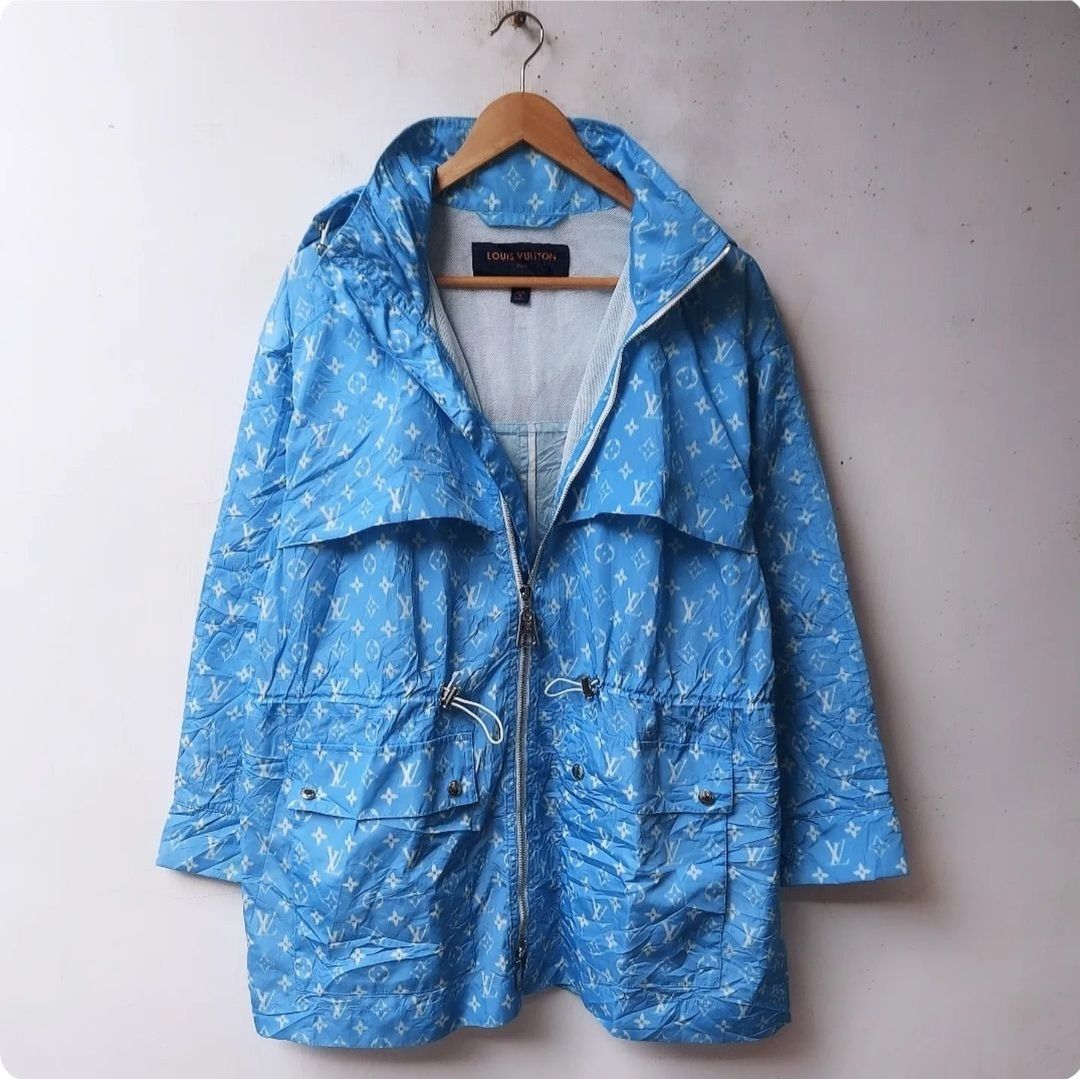 Designer × Vintage Vtg Louis Vuitton Monogram Polyester Women Jacket Size XL / US 12-14 / IT 48-50 - 2 Thumbnail