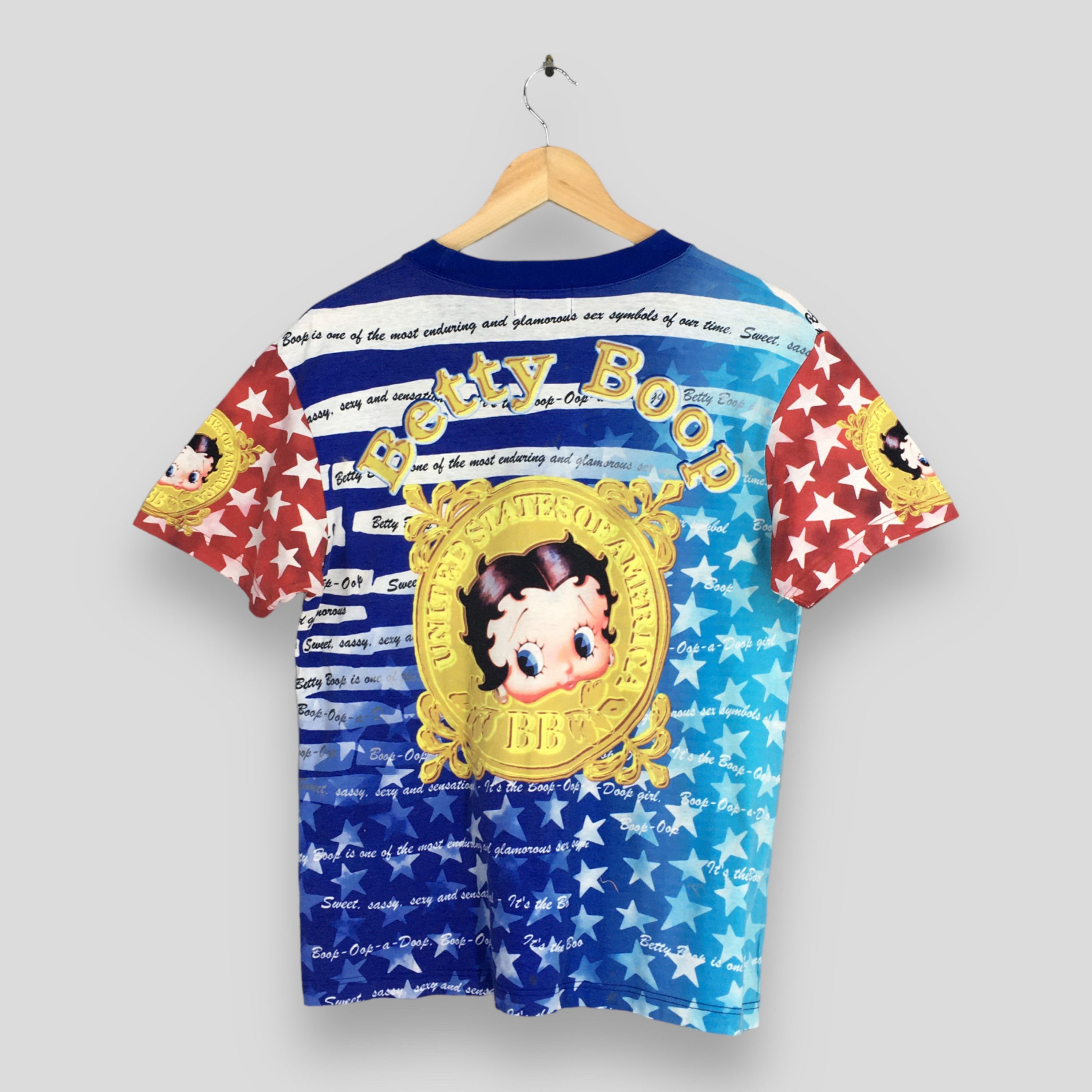 Cartoon Network × Vintage Vintage Betty Boop Sexy Women Blue T shirt Small Size US S / EU 44-46 / 1 - 6 Thumbnail