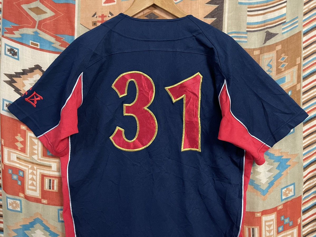 Japanese Brand × Mizuno × Sports Specialties Vintage Baseball Jersey Hiroshima West J League by Mizuno Size US L / EU 52-54 / 3 - 10 Thumbnail