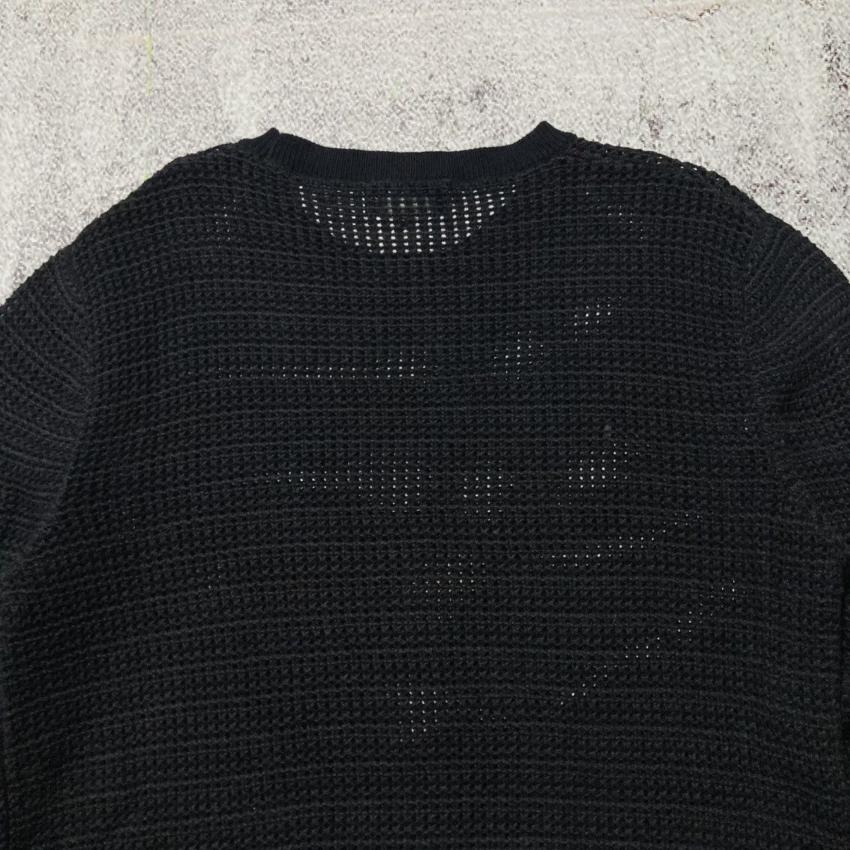 A.P.C. A.P.C. Semi-Sheer Transparency Knit Sweatshirt Charcoal Size US M / EU 48-50 / 2 - 11 Thumbnail