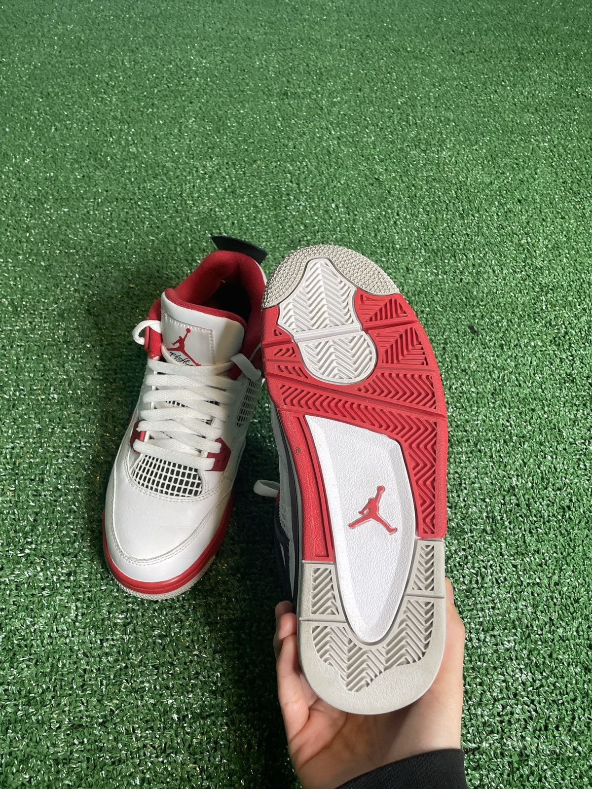Jordan Brand Air Jordan 4 “Fire Red” Size US 8 / IT 38 - 3 Thumbnail