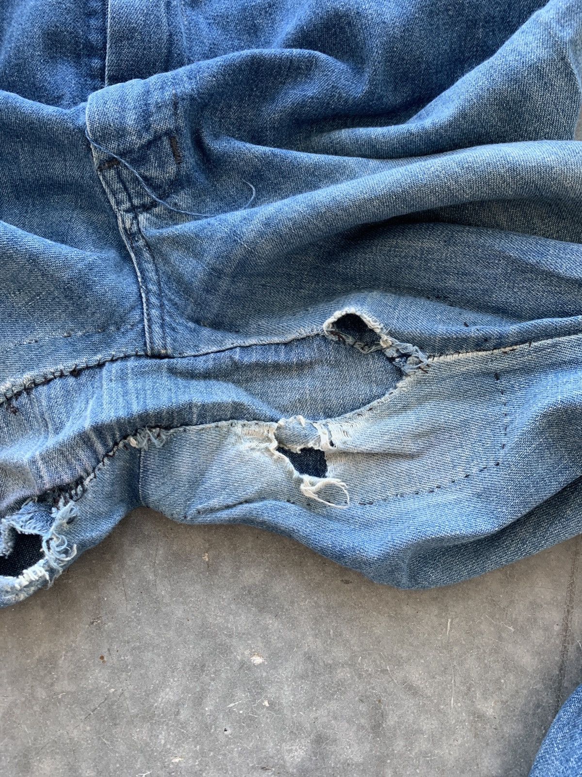 Vintage Crazy Vintage 70s Flared Jeans Hippie Style Size US 30 / EU 46 - 9 Thumbnail