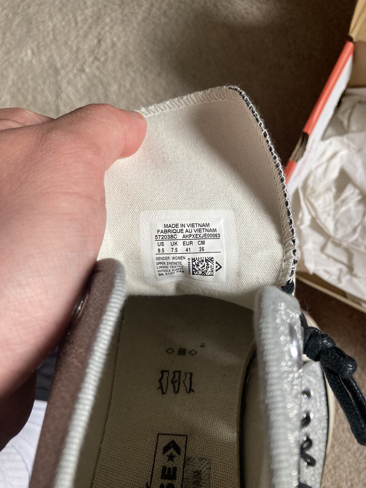Converse Converse Reflective High Top Sneaker Size US 9.5 / IT 39.5 - 3 Thumbnail