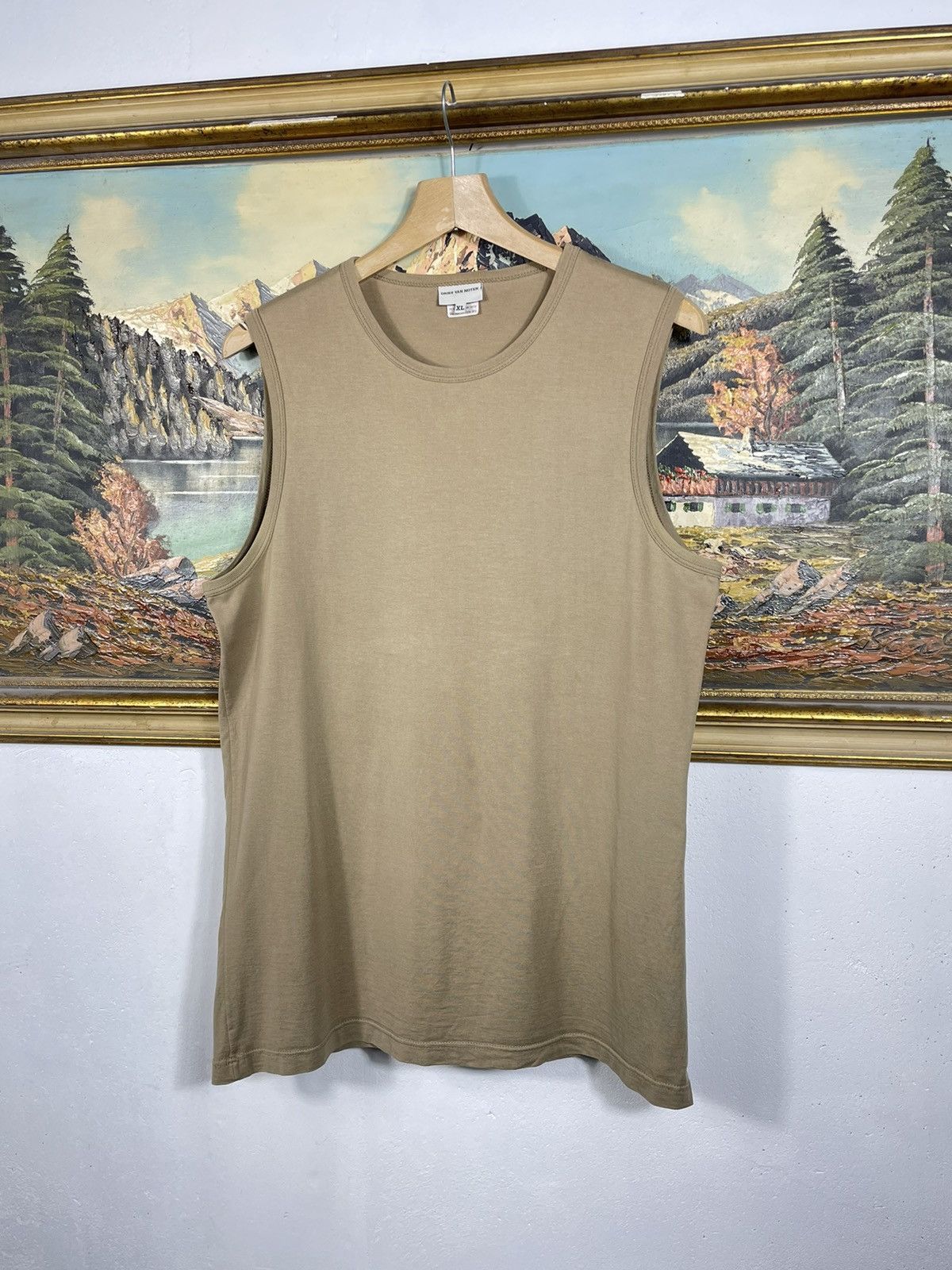 Designer × Dries Van Noten Dries Van Noten Tank Top Sleeveless Archive Avant Garde Size US XL / EU 56 / 4 - 2 Thumbnail