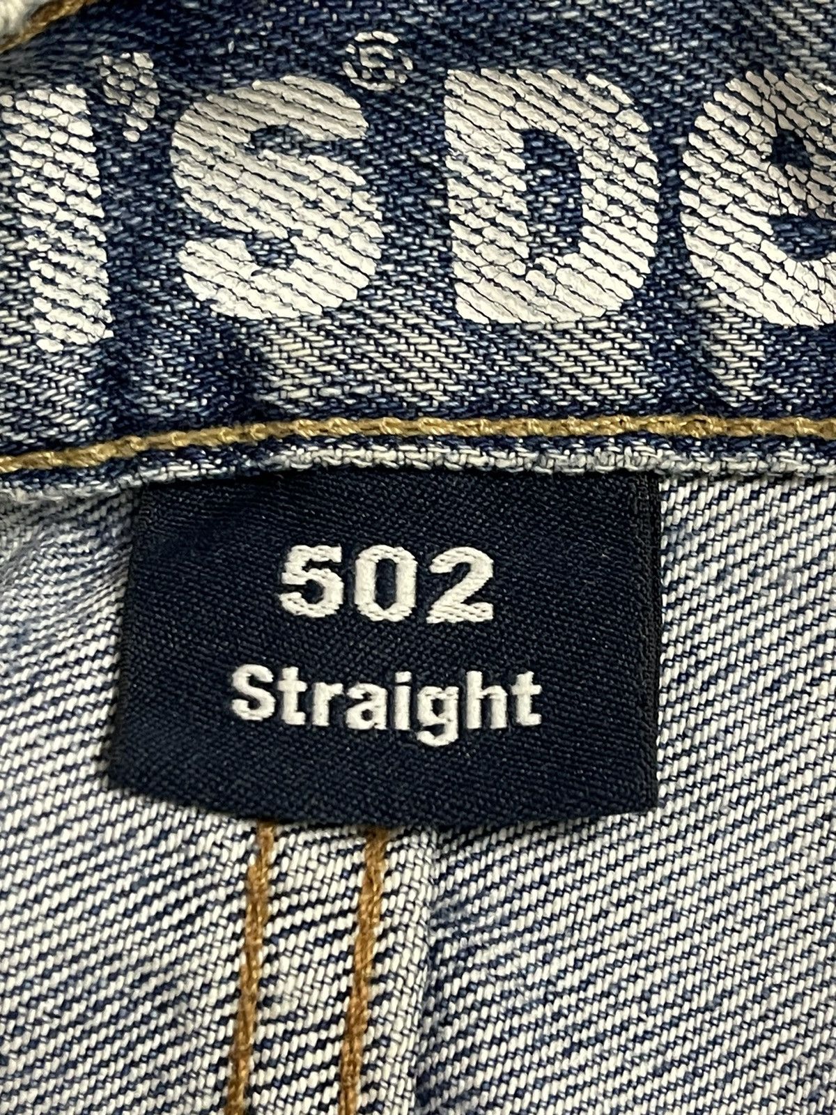 Levi's Vintage 90s Levis 502 Faded Wash Distress Loose Jeans Size US 33 - 10 Thumbnail