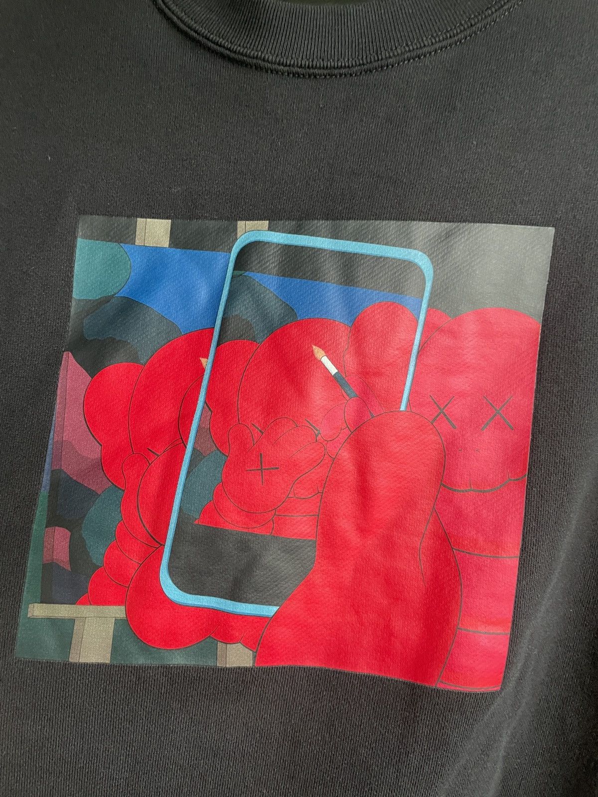 Andy Warhol × Kaws × Uniqlo Uniqlo x Kaws x Warhol Black/Red Sweatshirt US S = ASIA M Size US S / EU 44-46 / 1 - 6 Thumbnail