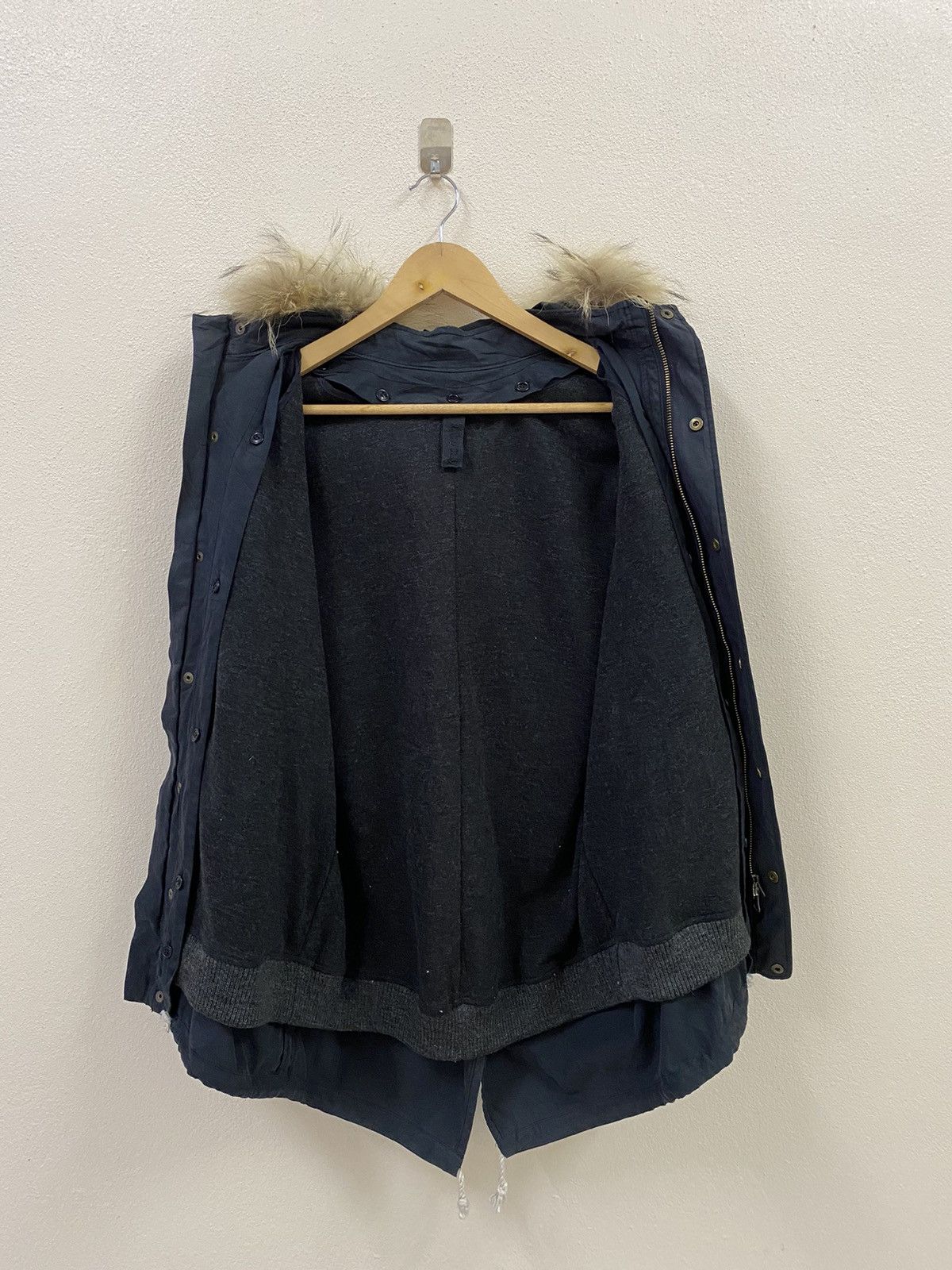 Japanese Brand Ebonyivory Fur Parka Jacket LGB Style Size US L / EU 52-54 / 3 - 5 Thumbnail