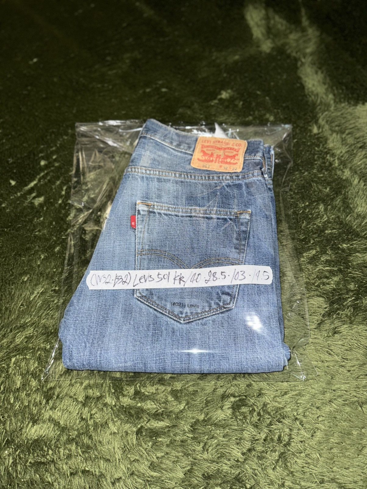 Levi's [W32/L32] Levi’s 501 Blank Tab Vintage Washed Denim Pants Size US 32 / EU 48 - 13 Thumbnail