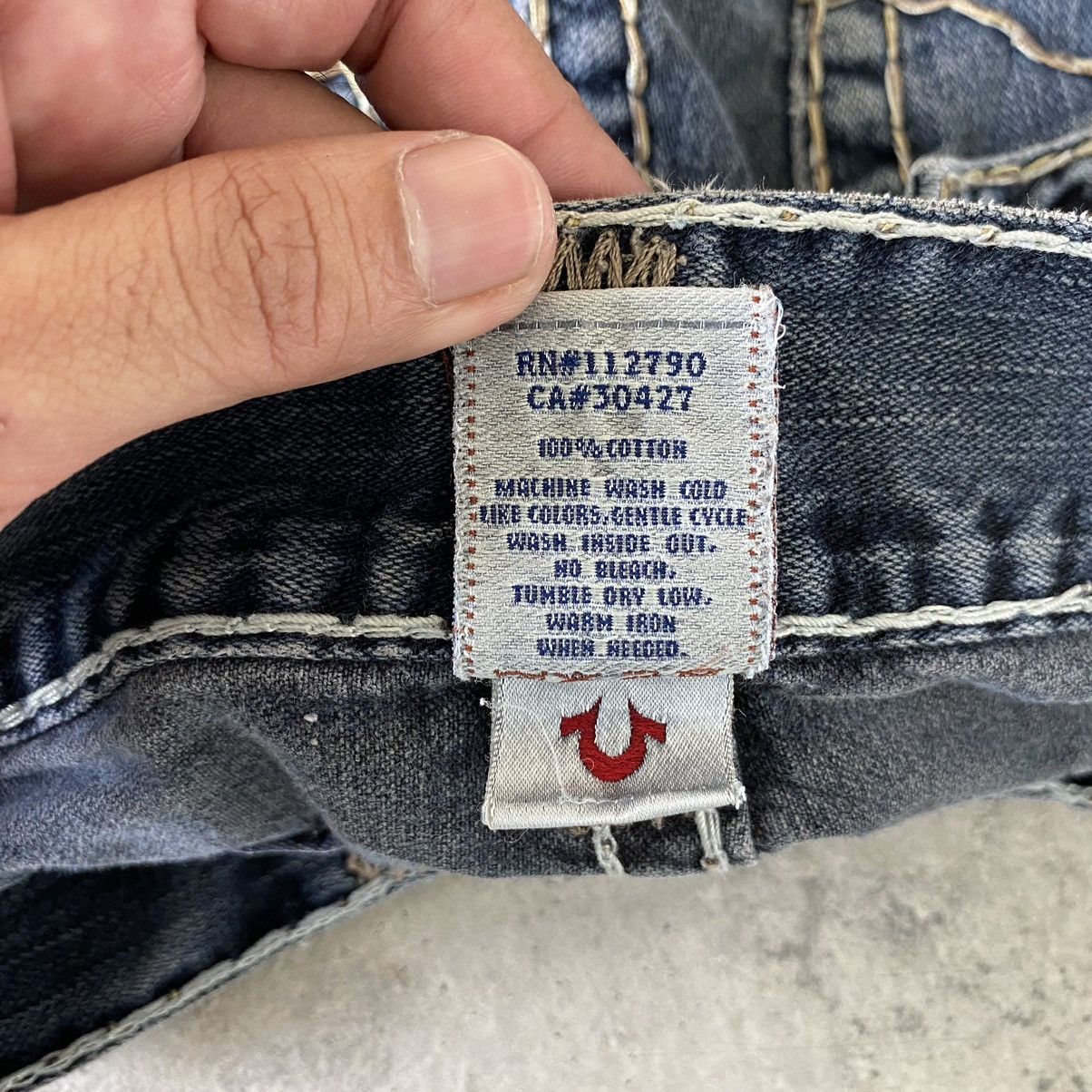 True Religion Vintage True Religion Billy Super T Flared Denim Jeans Size US 32 / EU 48 - 24 Thumbnail