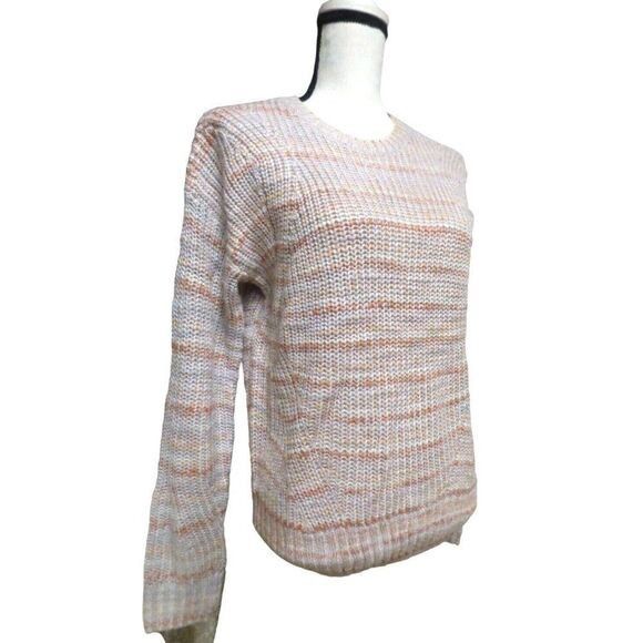 Lucky Brand Lucky Brand Marled-Knit Crewneck Sweater, Pink, Sz. M Size M / US 6-8 / IT 42-44 - 5 Thumbnail