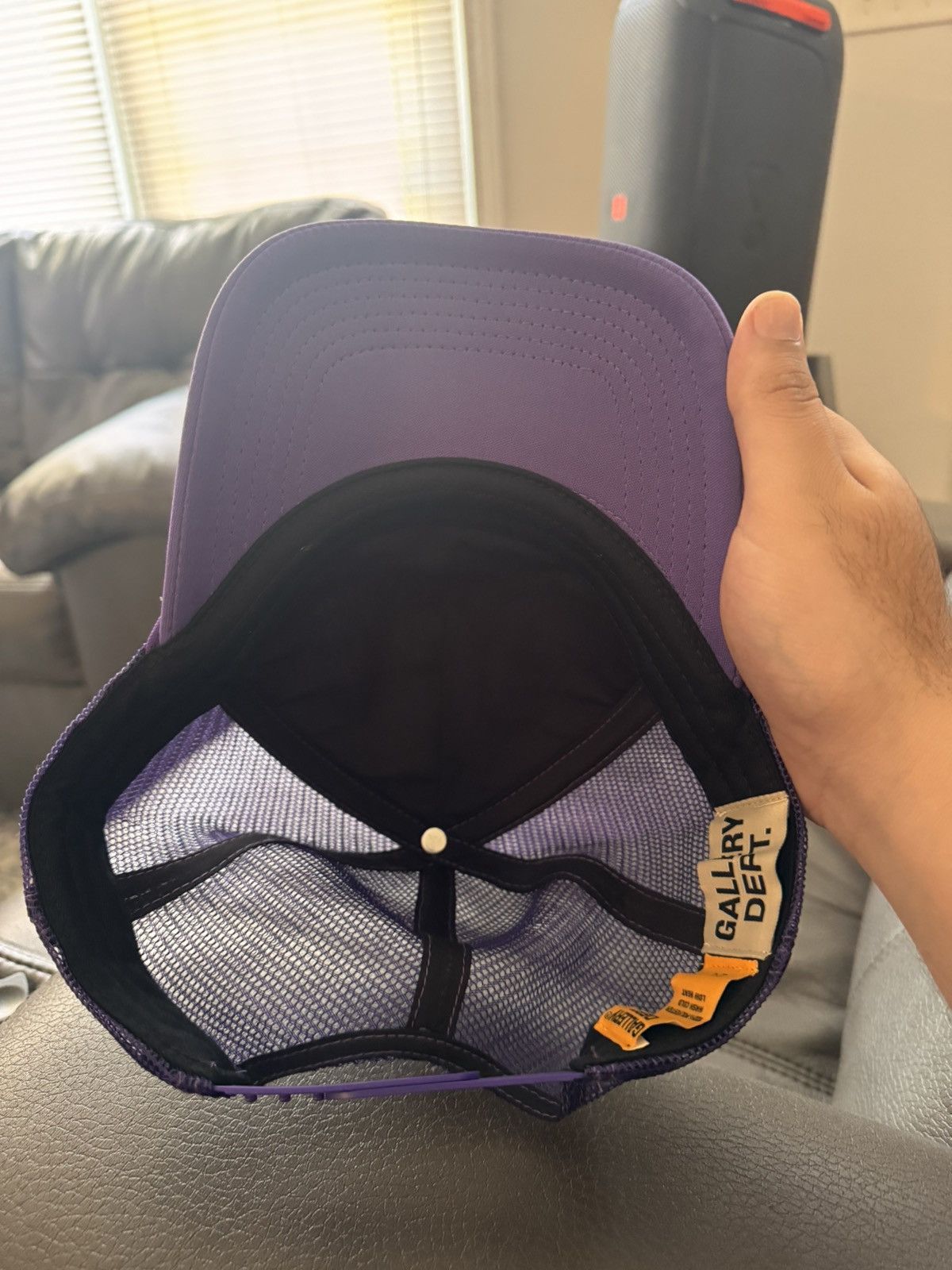 Gallery Dept. Gallery Dept. French Logo Trucker Hat Purple Size ONE SIZE - 6 Thumbnail