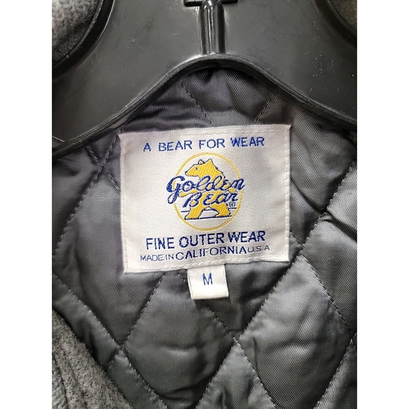Golden Bear VINTAGE Golden Bear Jacket Bomber Wool Black Mens M Classic Size US M / EU 48-50 / 2 - 3 Thumbnail