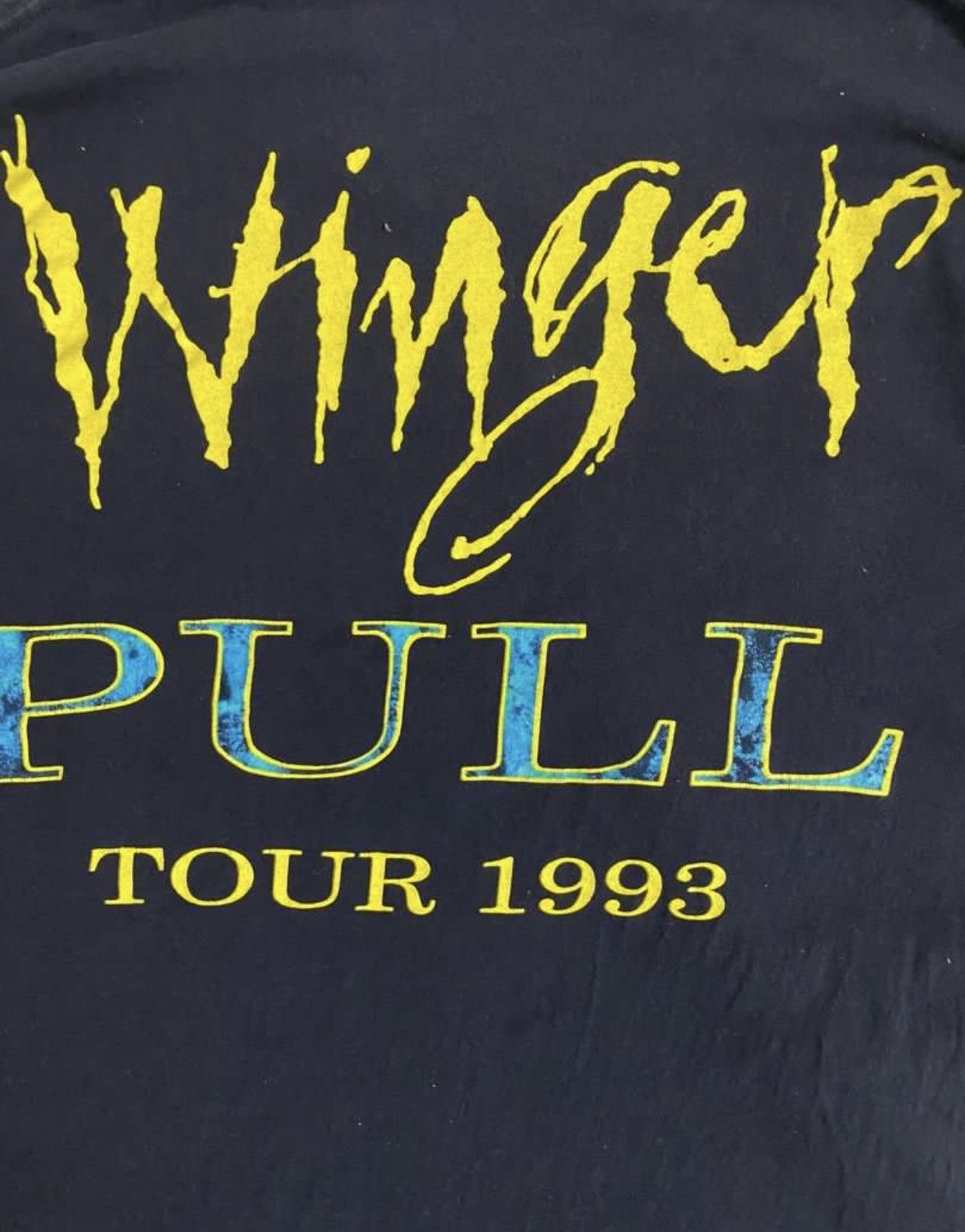 Band Tees VINTAGE 🔥 90s WINGER PULL TOUR 1993 AMERICAN ROCK GLAM METAL Size US XL / EU 56 / 4 - 4 Thumbnail